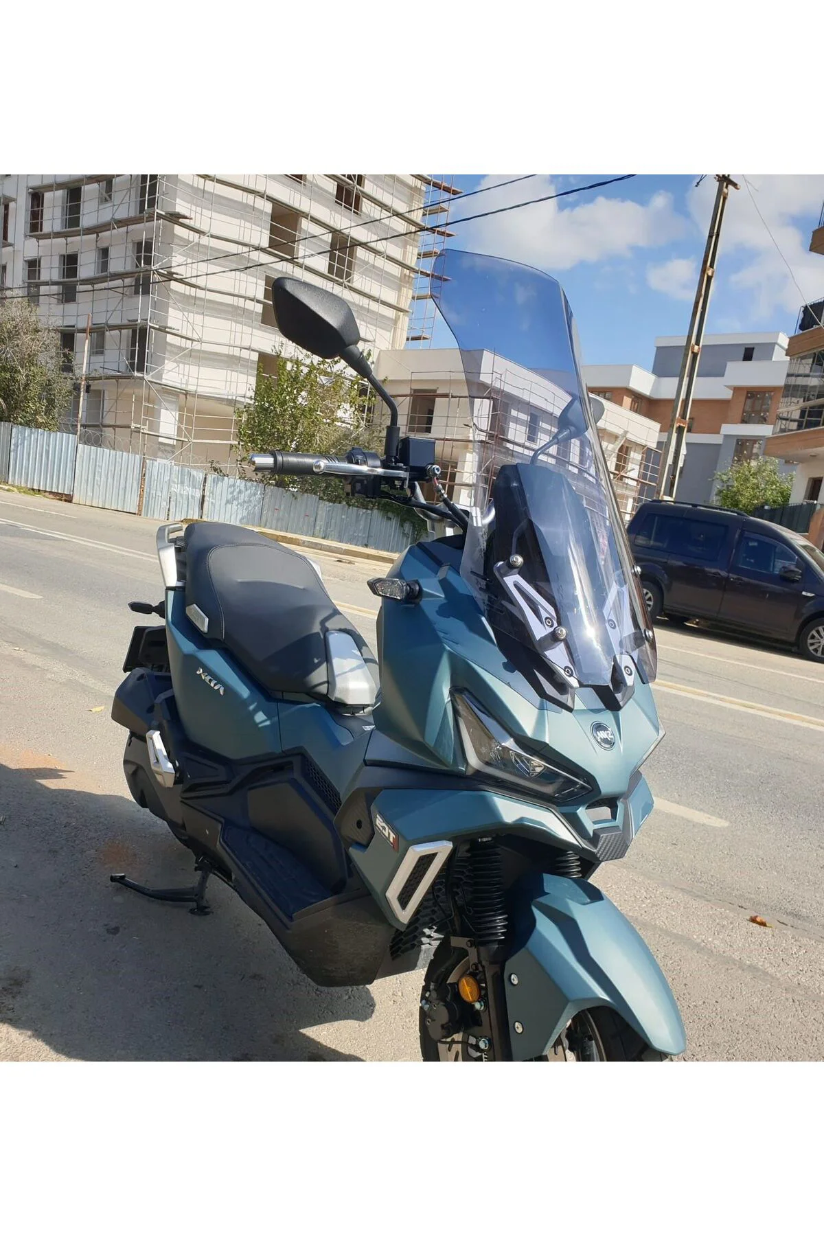 SYM Adx 125 Ön Cam 2023-2026 Model 62cm Füme Renkli 4mm