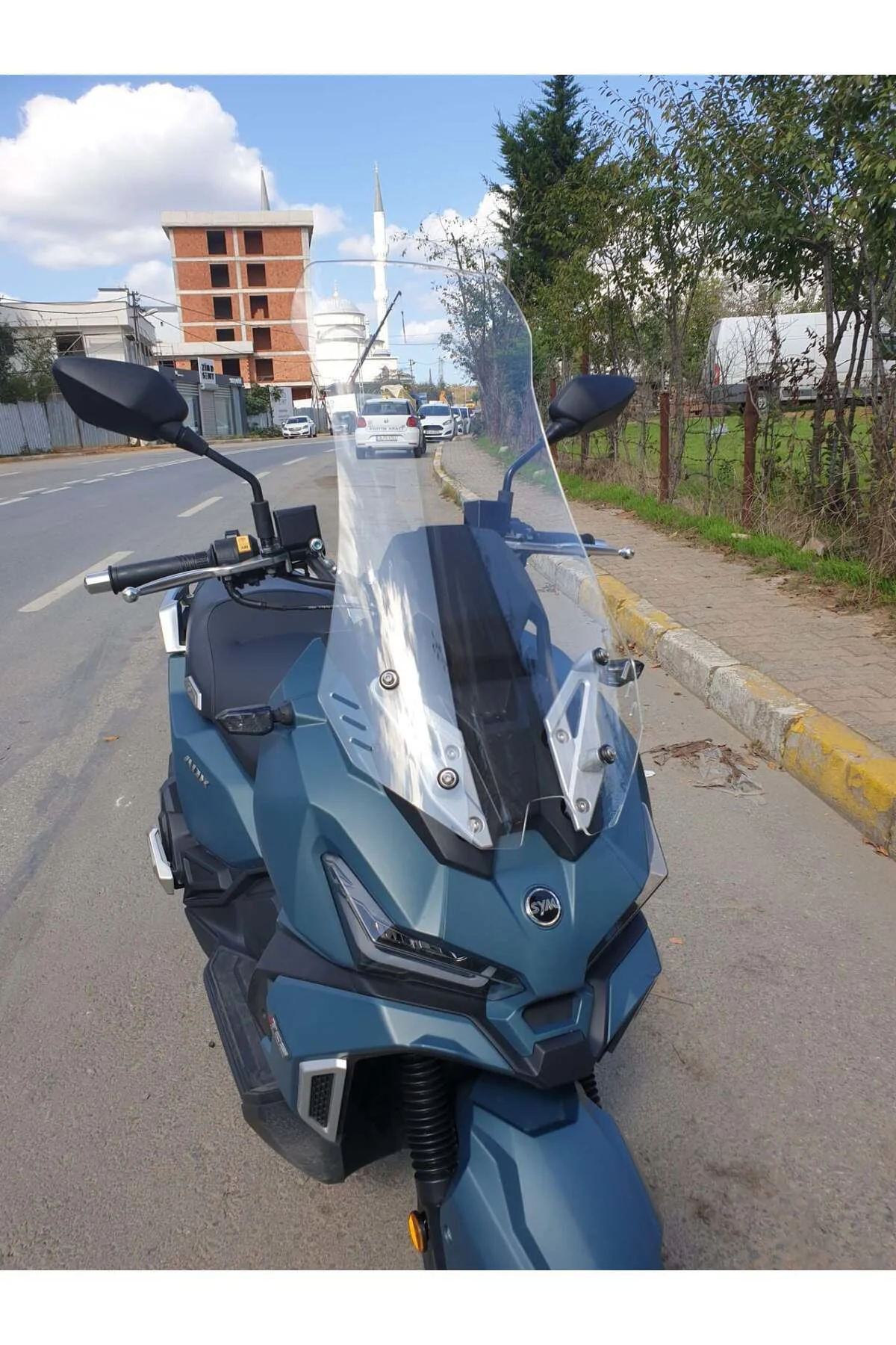 SYM Adx 125 Ön Cam 2023-2026 Model 62cm Şeffaf Renkli 4mm