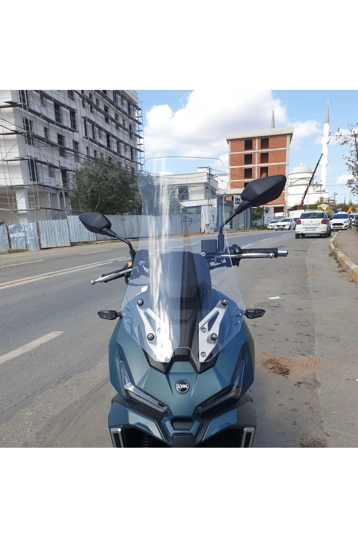 SYM Adx 125 Ön Cam 2023-2026 Model 62cm Şeffaf Renkli 4mm