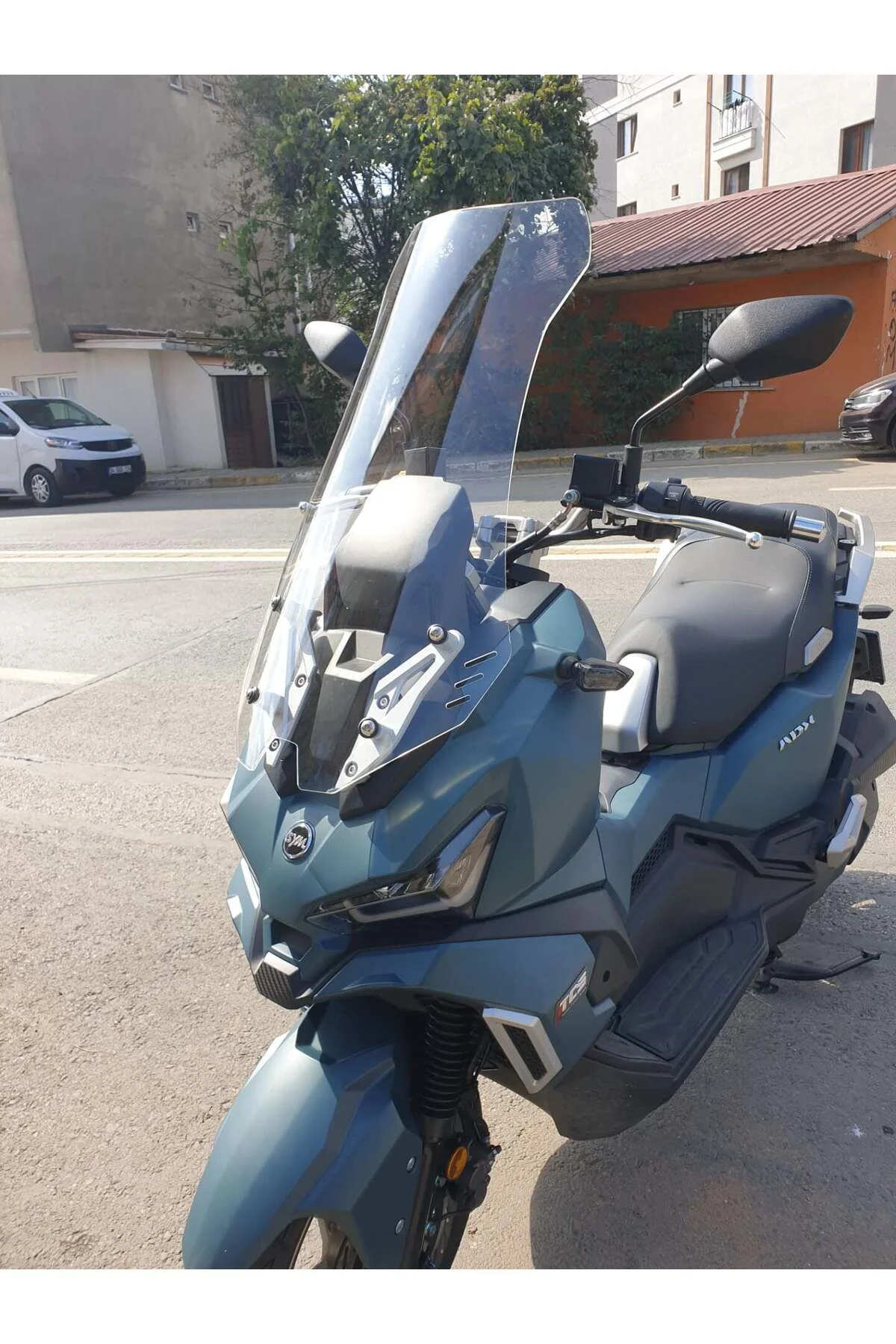 SYM Adx 125 Ön Cam 2023-2026 Model 62cm Şeffaf Renkli 4mm