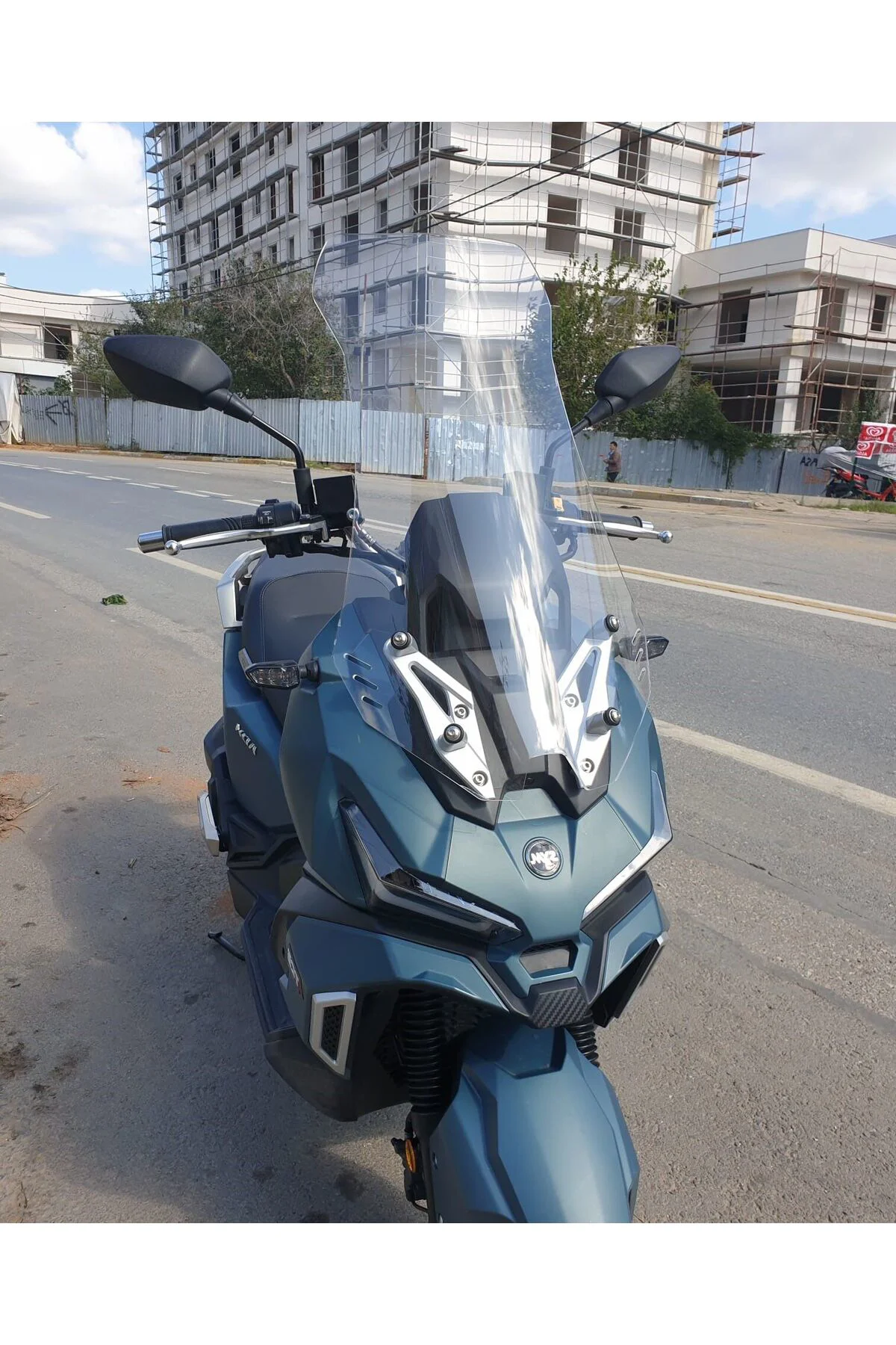 SYM Adx 125 Ön Cam 2023-2026 Model 62cm Şeffaf Renkli 4mm