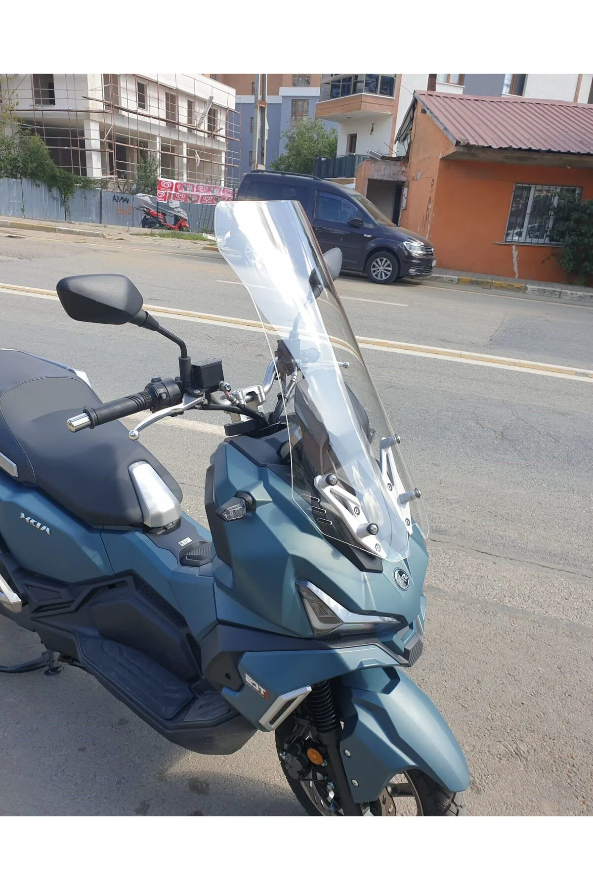 SYM Adx 125 Ön Cam 2023-2026 Model 62cm Şeffaf Renkli 4mm