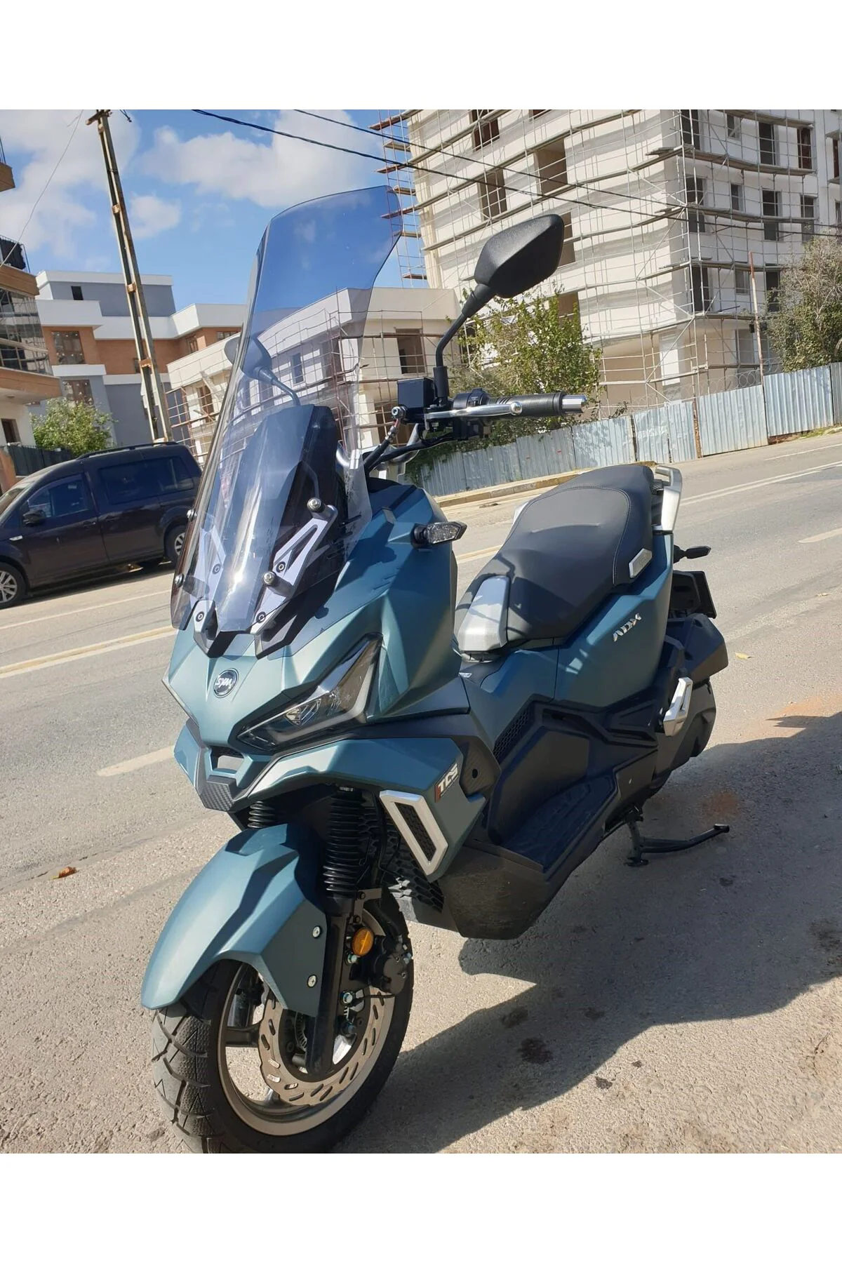 SYM Adx 125 Ön Cam 2023-2026 Model 62cm Füme Renkli 4mm