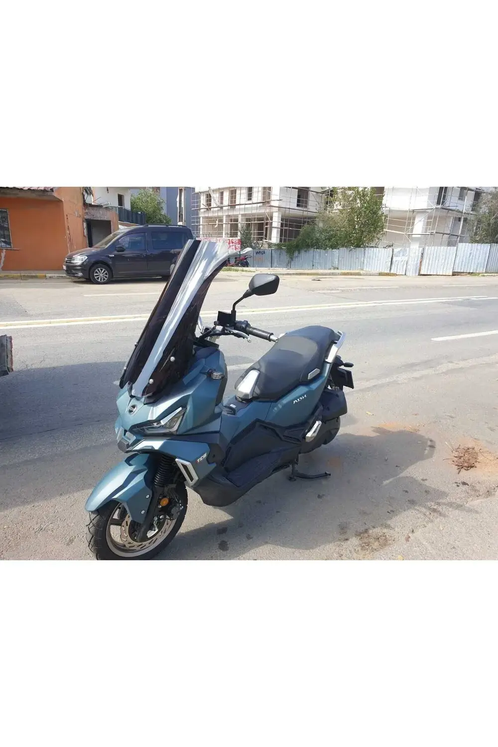 SYM Adx 125 Siperlik Ön Cam 2023-2025 Model 62cm Siyah Renkli 4mm