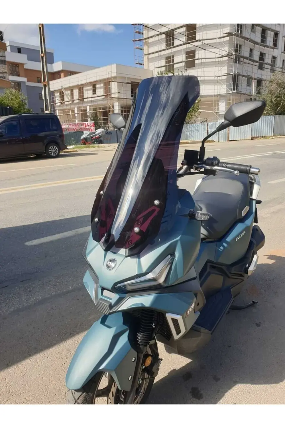 SYM ADX 300 Ön Cam 2024-2025 Model 75cm Siyah Renkli 4mm UZUN