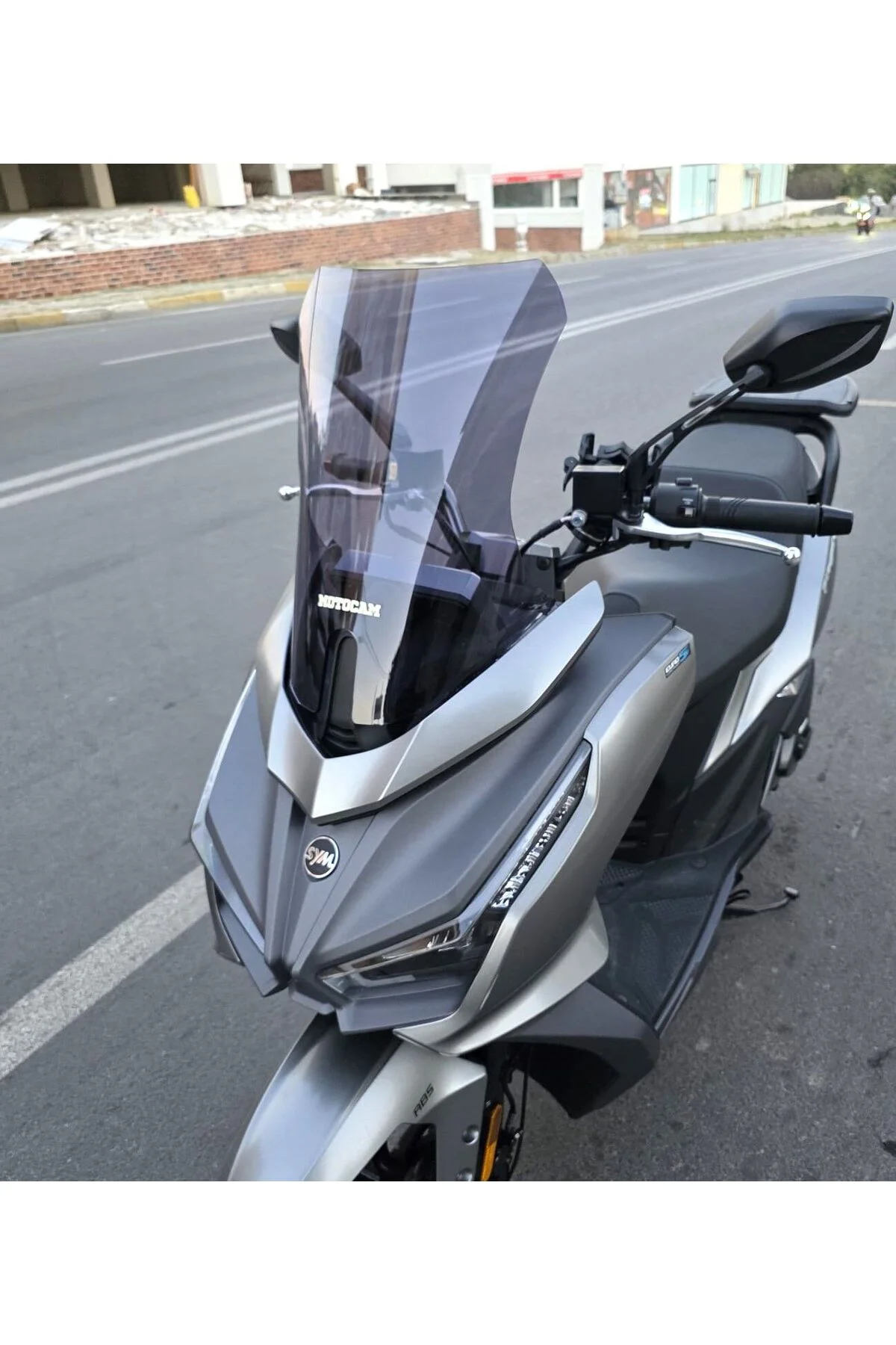 Sym Cruisym 150 GT Ön Cam 2023-2026 Model 45cm Füme Renkli 4mm