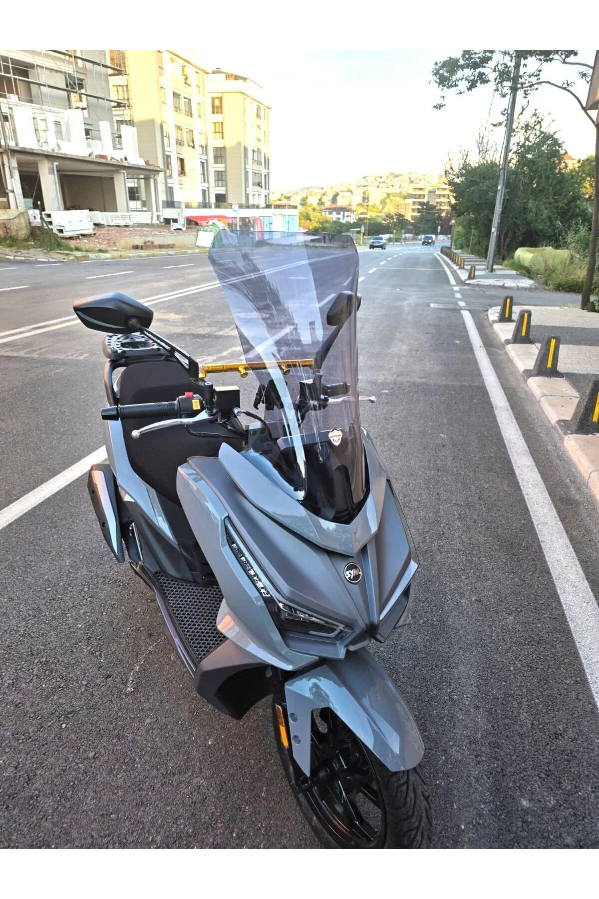 Sym Cruisym 150 GT Ön Cam 2023-2026 Model 58cm Füme Renkli 4mm