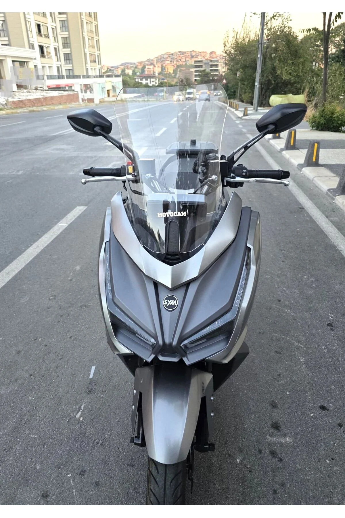 Sym Cruisym 150 GT Ön Cam 2023-2026 Model 45cm Şeffaf Renkli 4mm