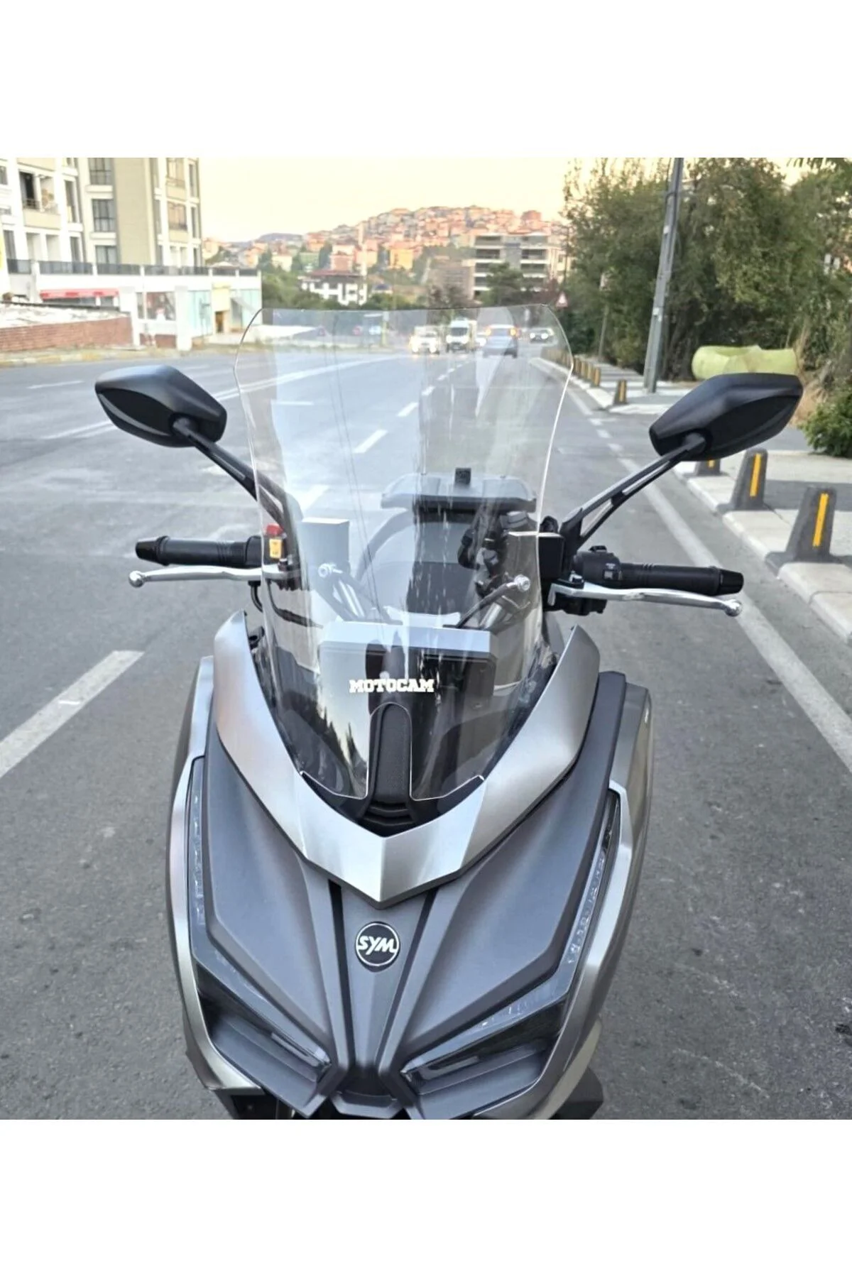 Sym Cruisym 150 GT Ön Cam 2023-2026 Model 45cm Şeffaf Renkli 4mm