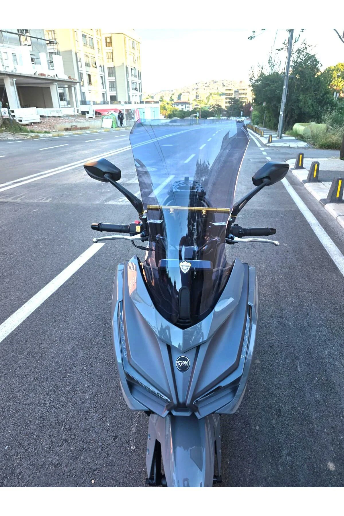 Sym Cruisym 150 GT Ön Cam 2023-2026 Model 58cm Füme Renkli 4mm