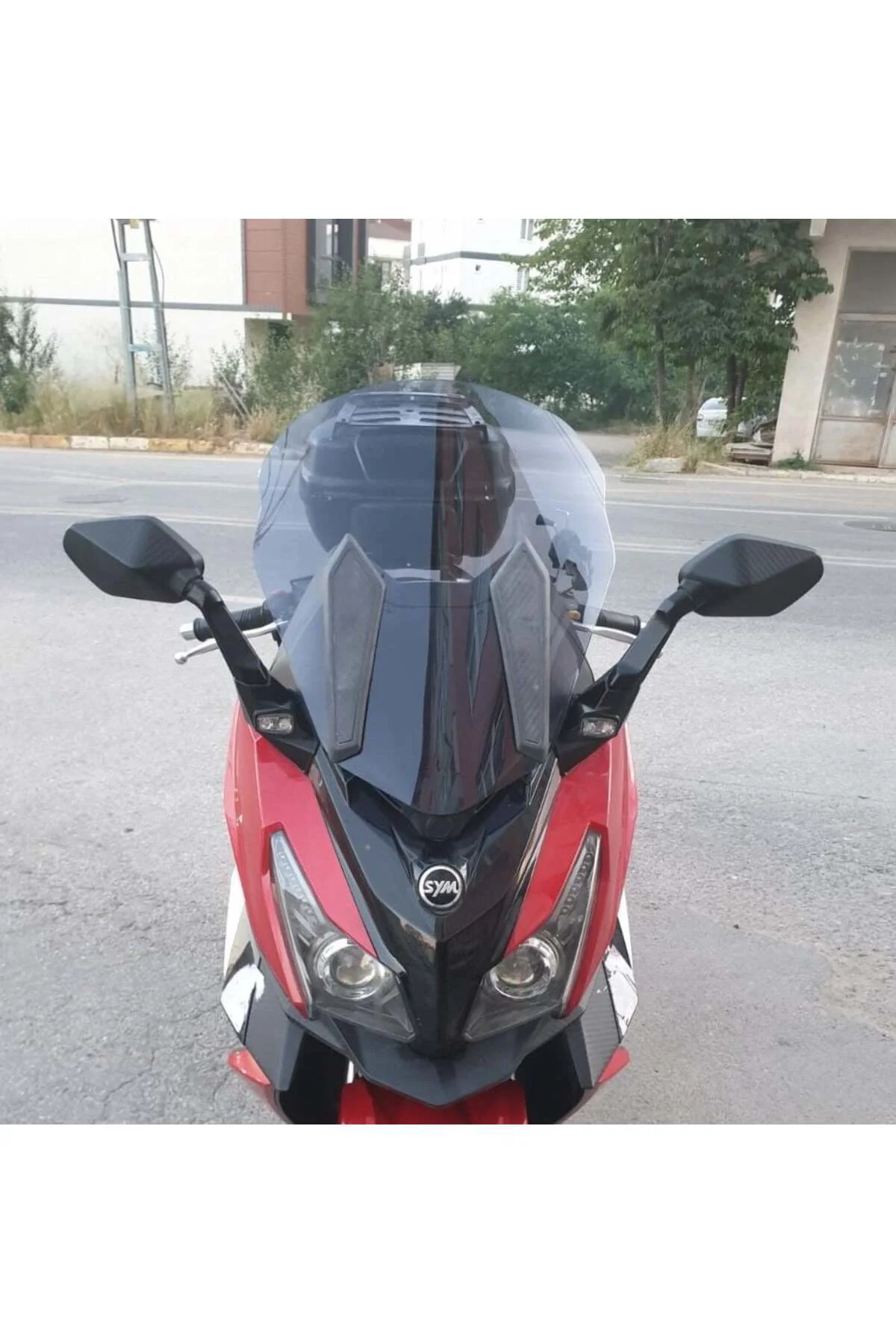 SYM Cruisym 250 İ Ön Cam 2018 Model 57cm Füme Renkli 4mm UZUN