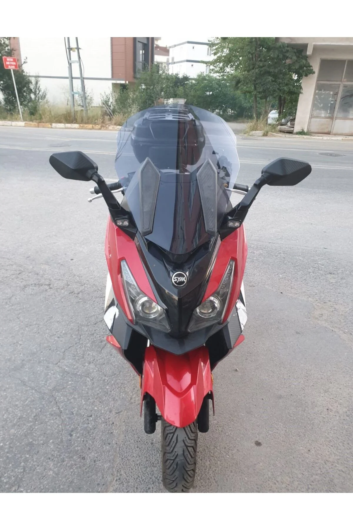 SYM Cruisym 250 İ Ön Cam 2018 Model 57cm Füme Renkli 4mm UZUN