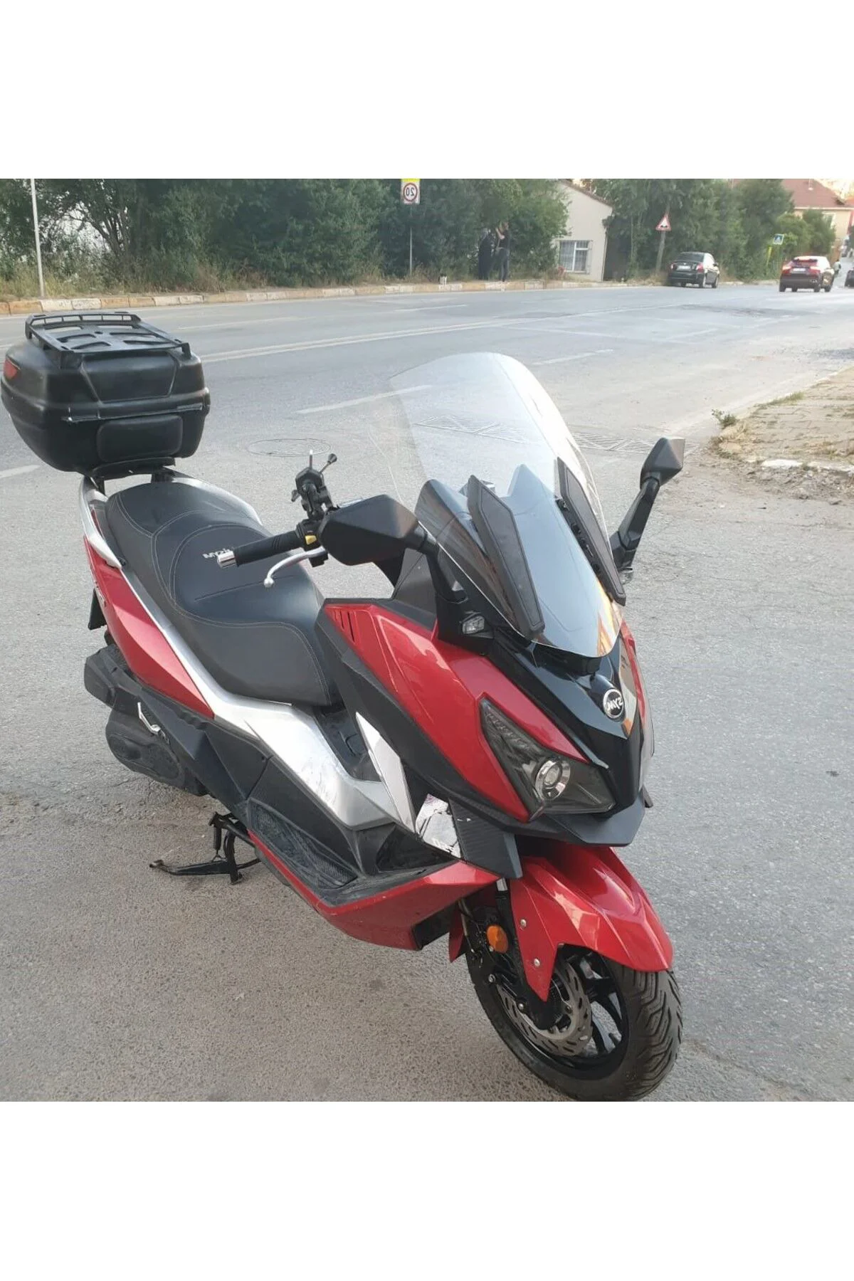 SYM Cruisym 250 İ Ön Cam 2018 Model 57cm Şeffaf Renkli 4mm UZUN