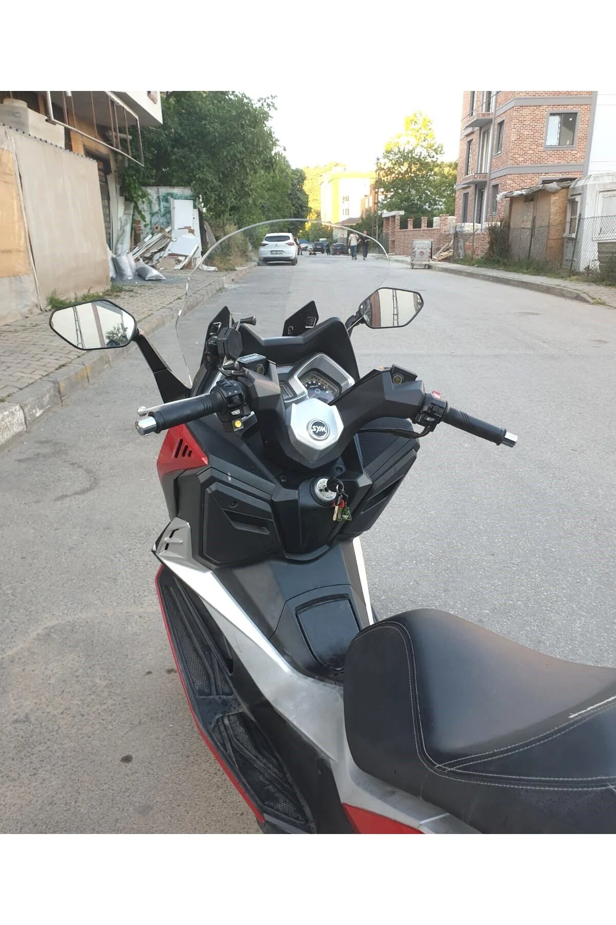 SYM Cruisym 250 İ Ön Cam 2018 Model 57cm Şeffaf Renkli 4mm UZUN