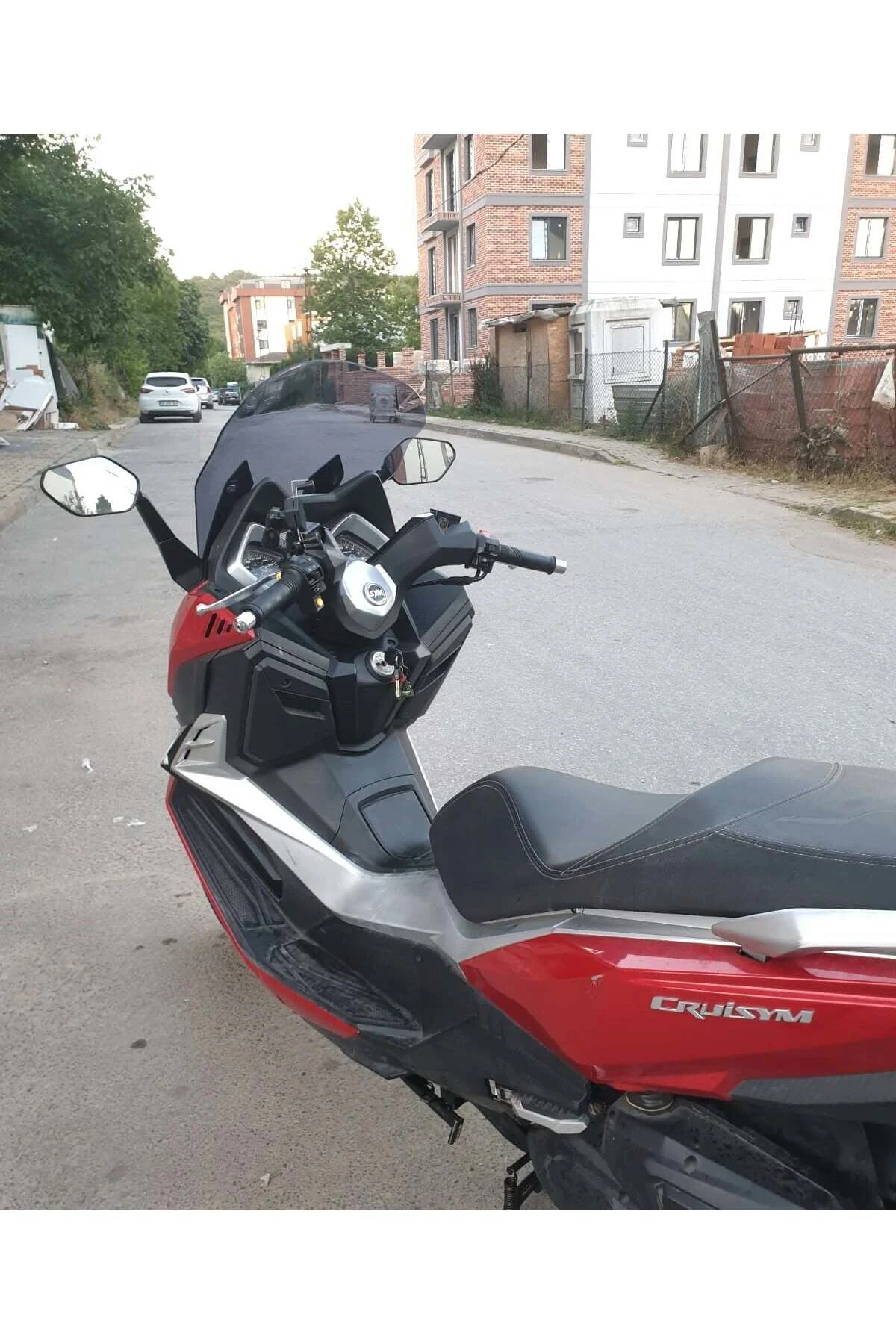 SYM Cruisym 250 İ Ön Cam 2018 Model 57cm Füme Renkli 4mm UZUN