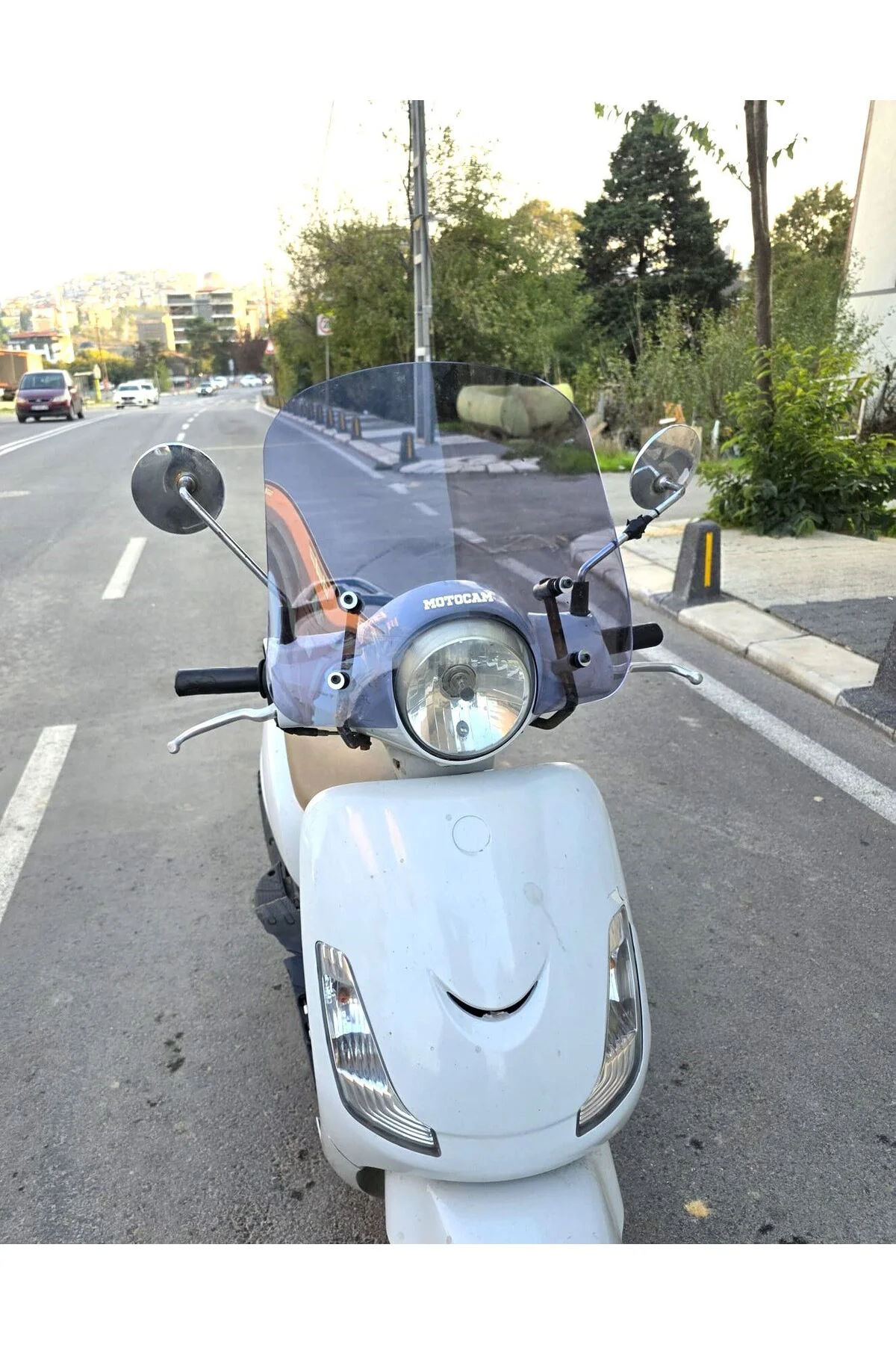 SYM Fiddle II 125 Ön Cam 2008-2016 Model 44cm Füme Renkli APARATS