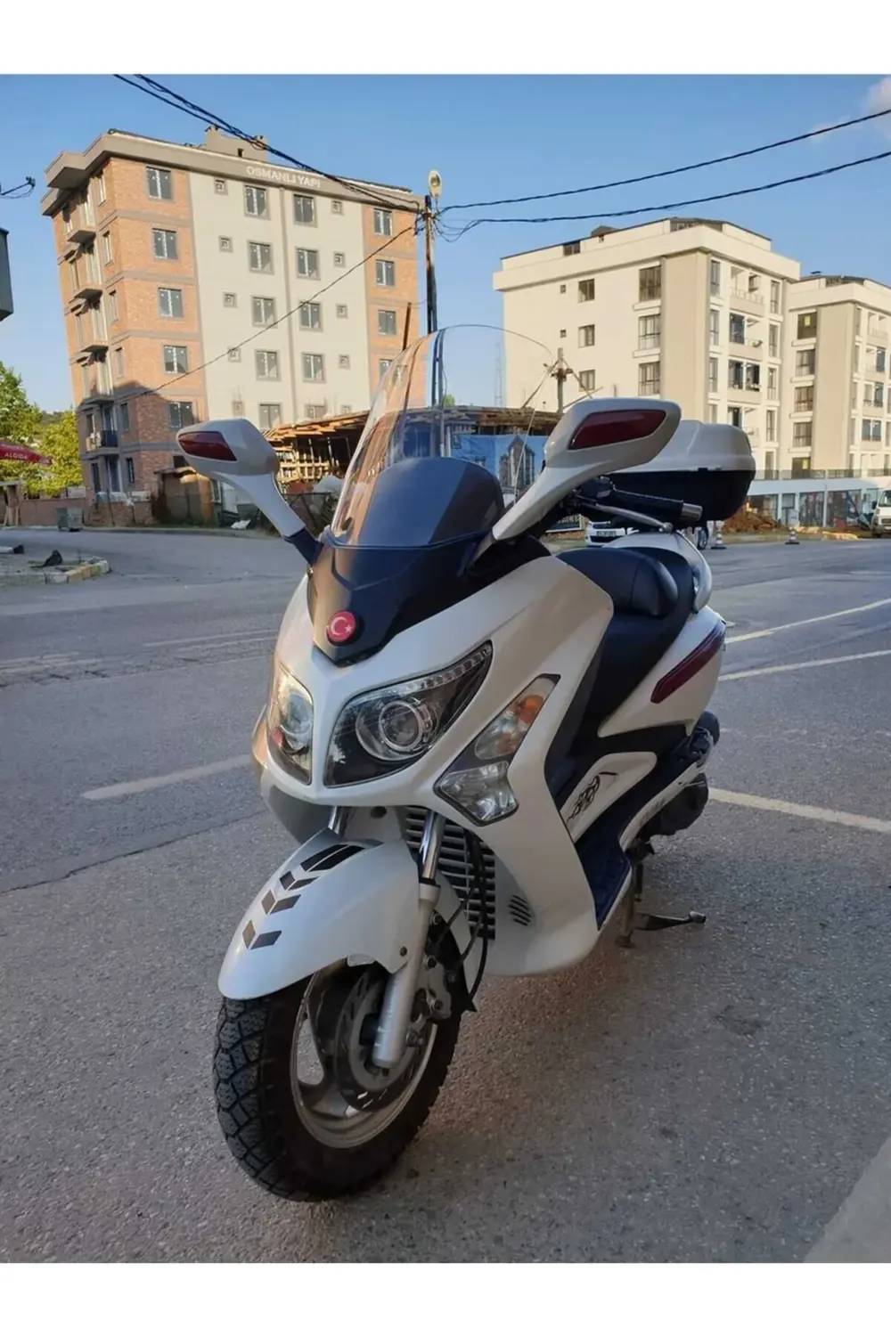 SYM Gts Evo 250 Ön Cam 2006-2015 Model 53cm Şeffaf Renkli 4mm