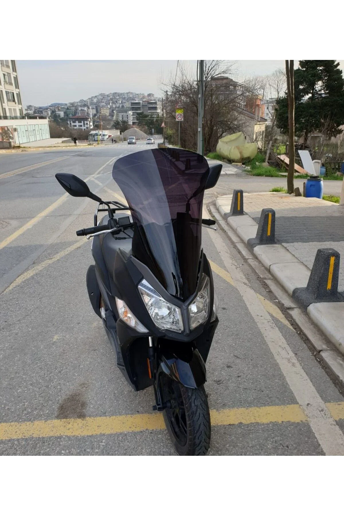SYM JET 14 125 Ön Cam 2017-2026 Model 65cm Siyah Renkli 4mm UZUN