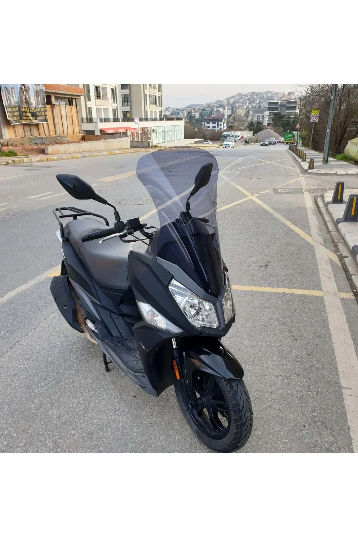 SYM JET 14 125 Ön Cam 2017-2026 Model 74cm Füme Renkli 4mm UZUN