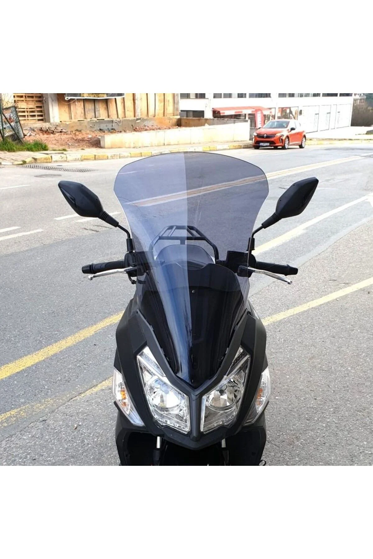 SYM JET 14 125 Ön Cam 2017-2026 Model 74cm Füme Renkli 4mm UZUN