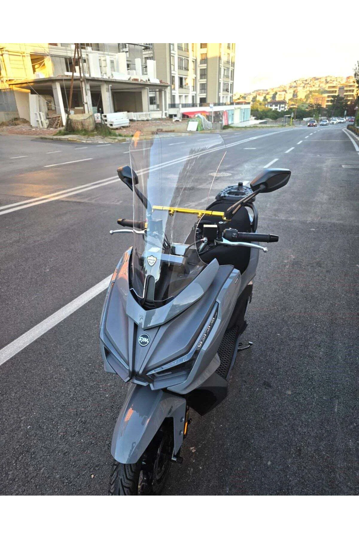 Sym JET 14 EVO 200 PLUS Ön Cam 2023-2026 Model 58cm Şeffaf Renkli