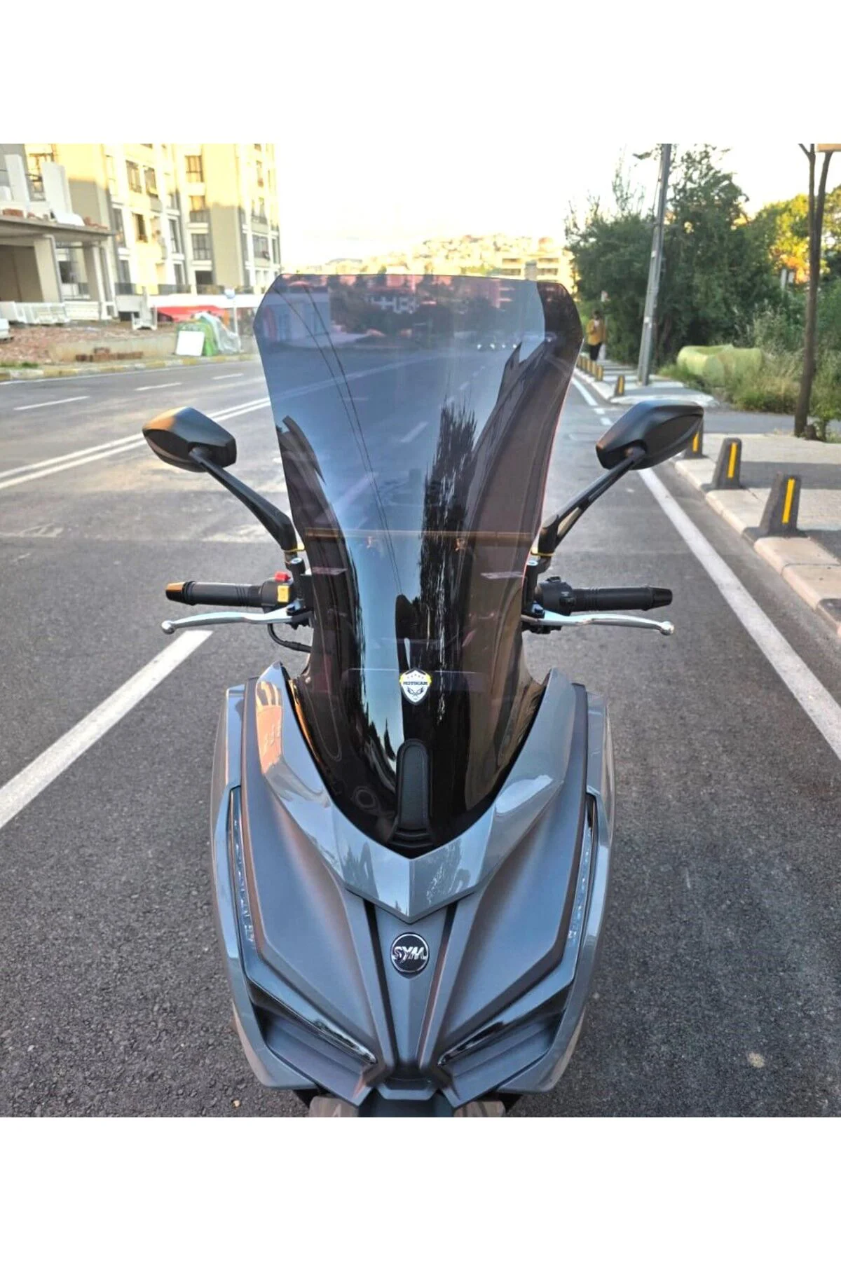 Sym JET 14 EVO 200 PLUS Ön Cam 2023-2026 Model 58cm Siyah Renkli 