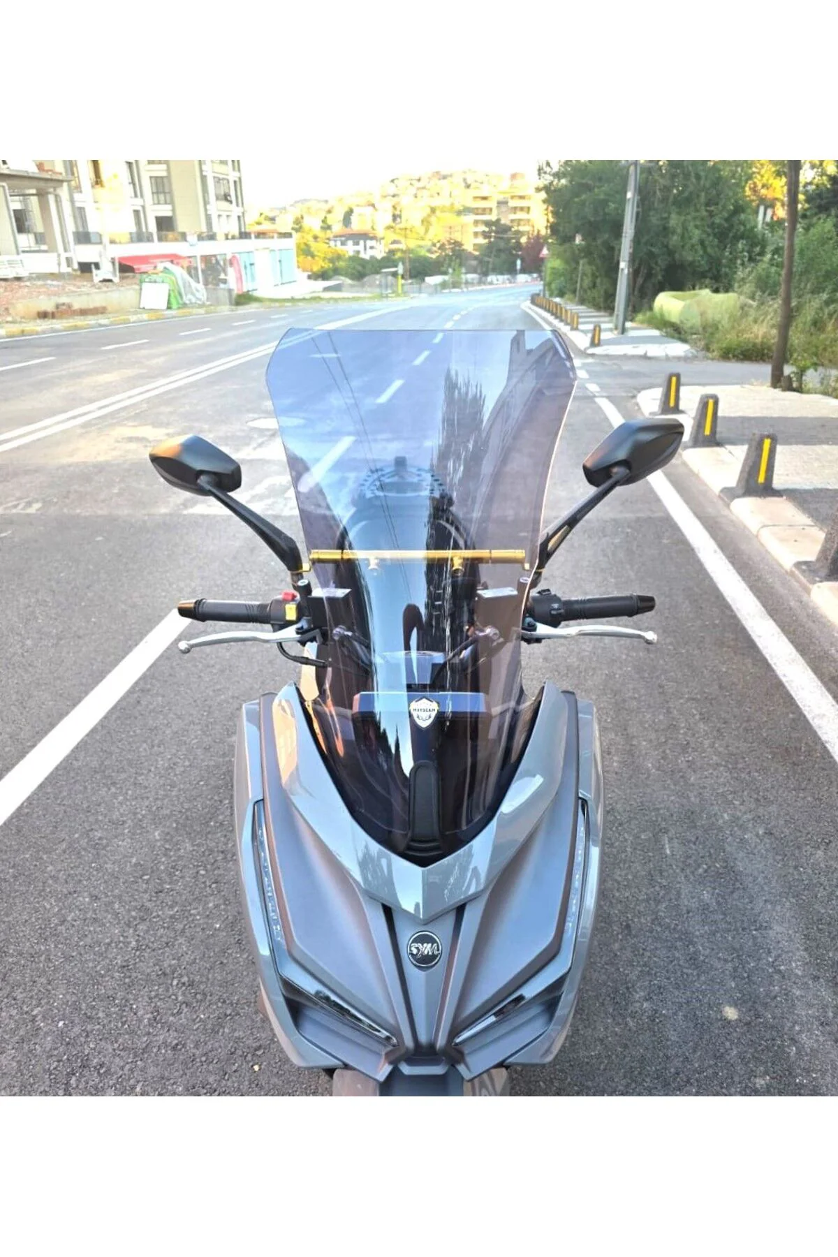 Sym JET 14 EVO 200 PLUS Ön Cam 2023-2026 Model 58cm Füme Renkli 4