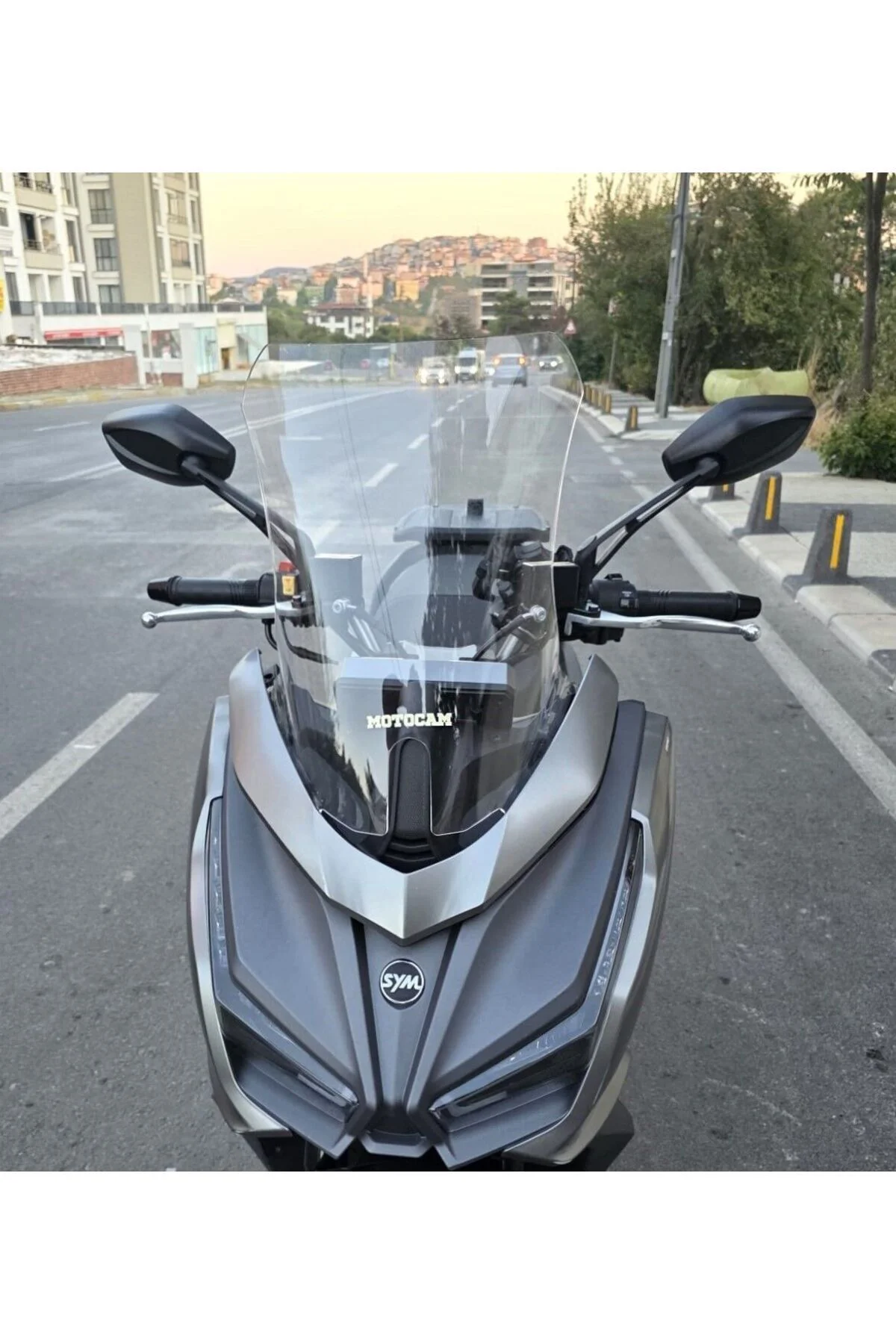 Sym JET 14 EVO 200 PLUS Ön Cam 2023-2026 Model 45cm Şeffaf Renkli