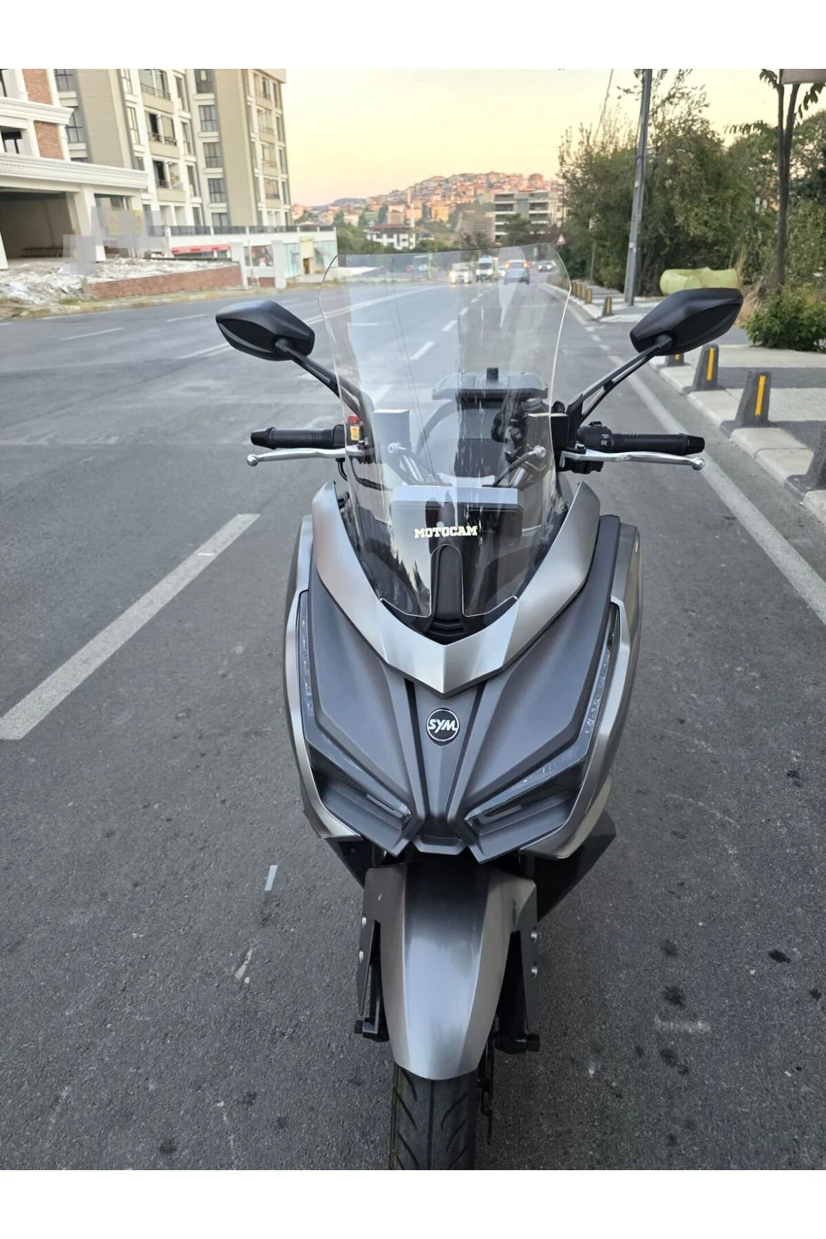 Sym JET 14 EVO 200 PLUS Ön Cam 2023-2026 Model 45cm Şeffaf Renkli