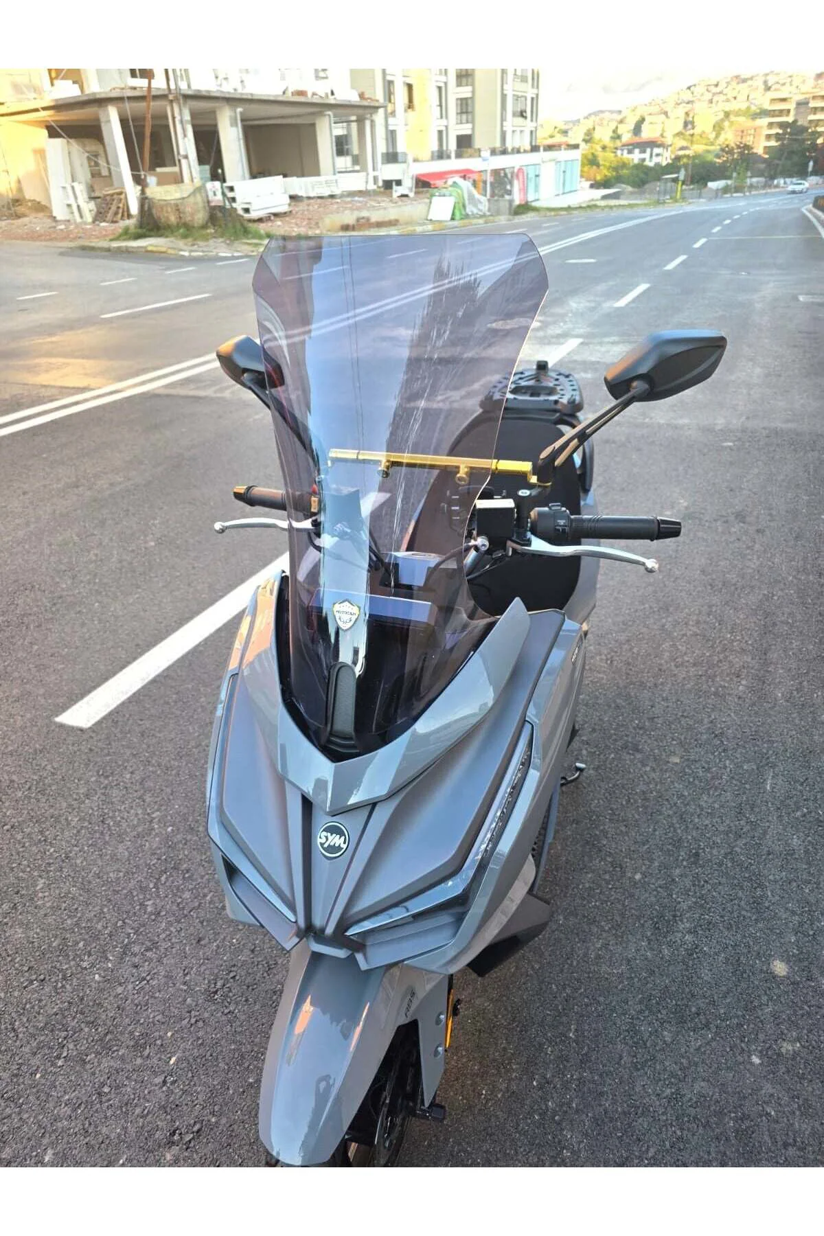 Sym JET 14 EVO 200 PLUS Ön Cam 2023-2026 Model 58cm Füme Renkli 4