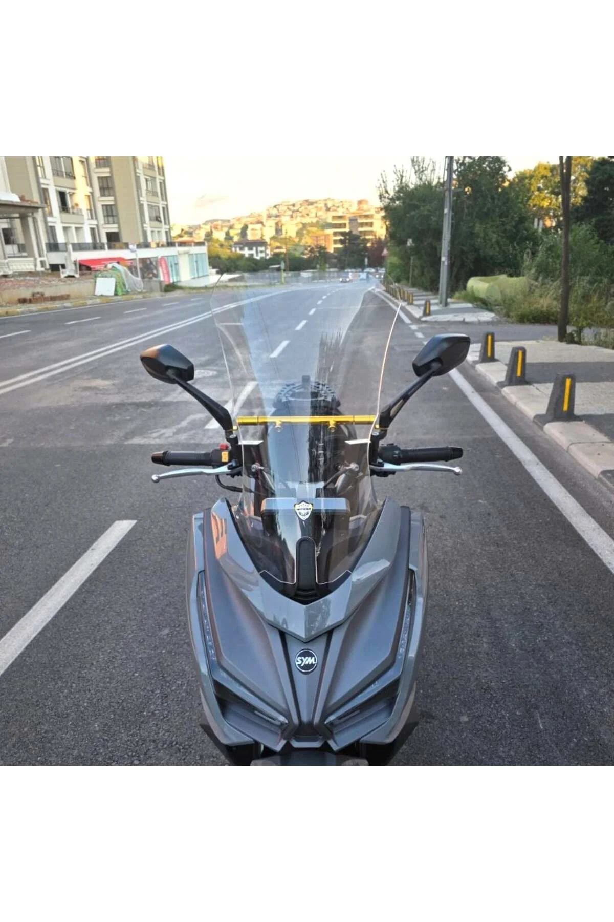 Sym JET 14 EVO 200 PLUS Ön Cam 2023-2026 Model 58cm Şeffaf Renkli