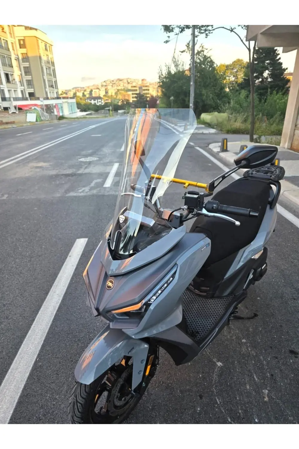 Sym JET 14 EVO 200 PLUS Ön Cam 2023-2025 Model 58cm Şeffaf Renkli