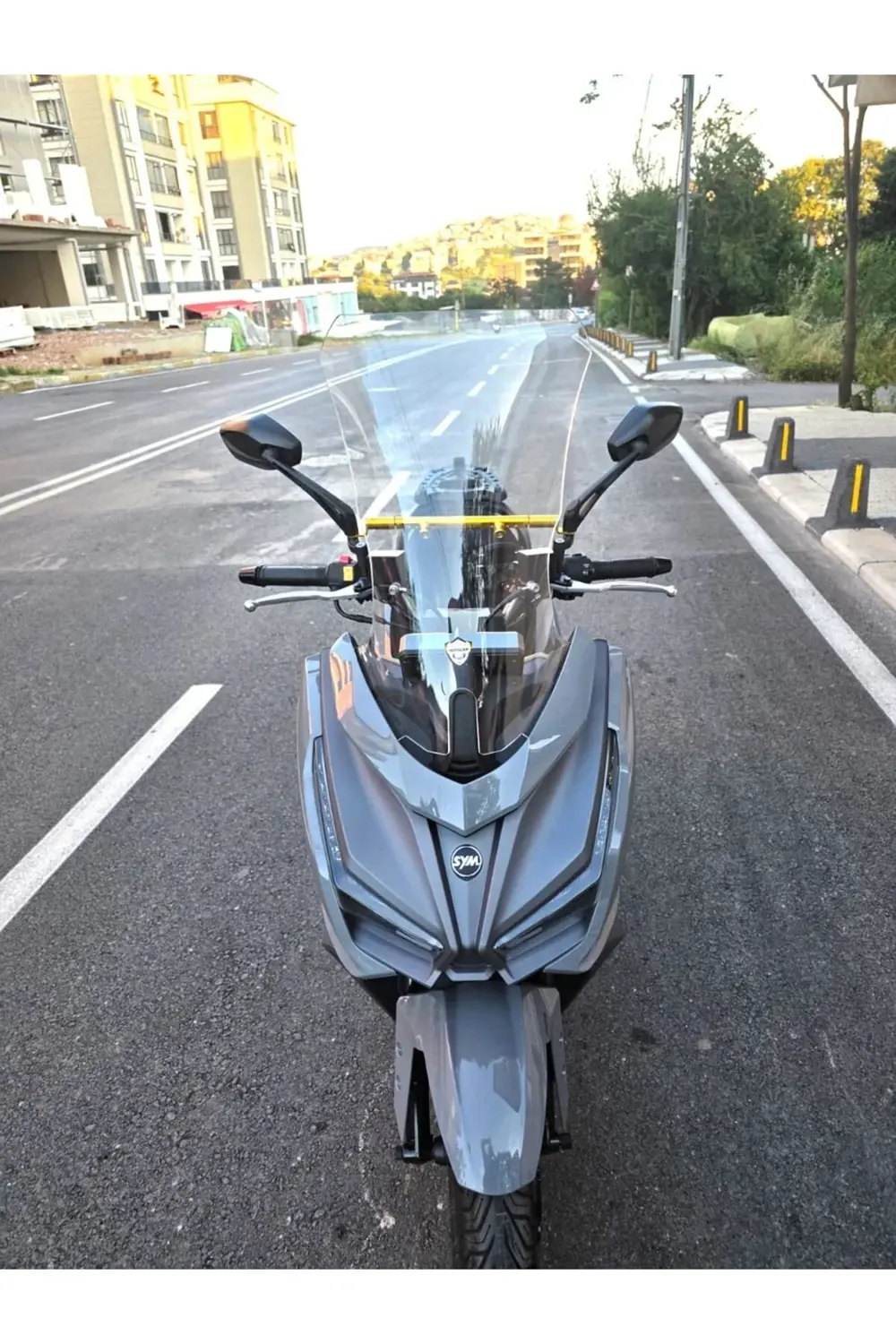 Sym JET 14 EVO 200 PLUS Ön Cam 2023-2025 Model 58cm Şeffaf Renkli