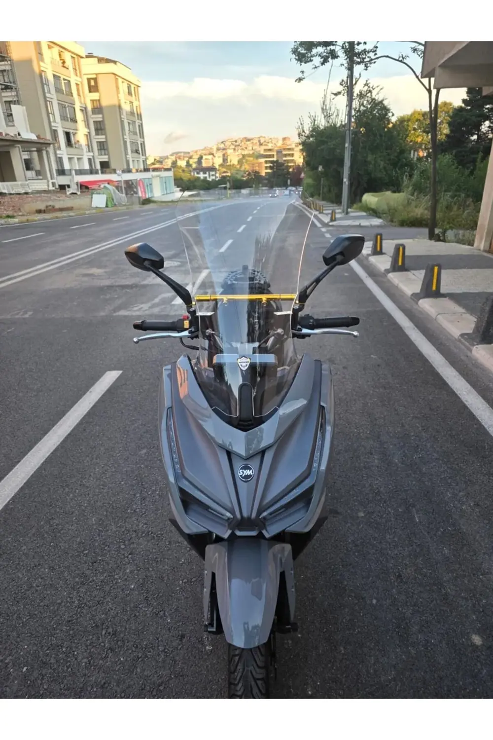 Sym JET 14 EVO 200 PLUS Ön Cam 2023-2025 Model 58cm Şeffaf Renkli