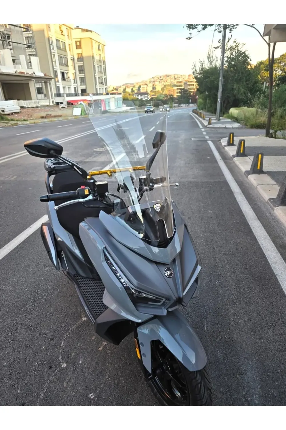 Sym JET 14 EVO 200 PLUS Ön Cam 2023-2025 Model 58cm Şeffaf Renkli