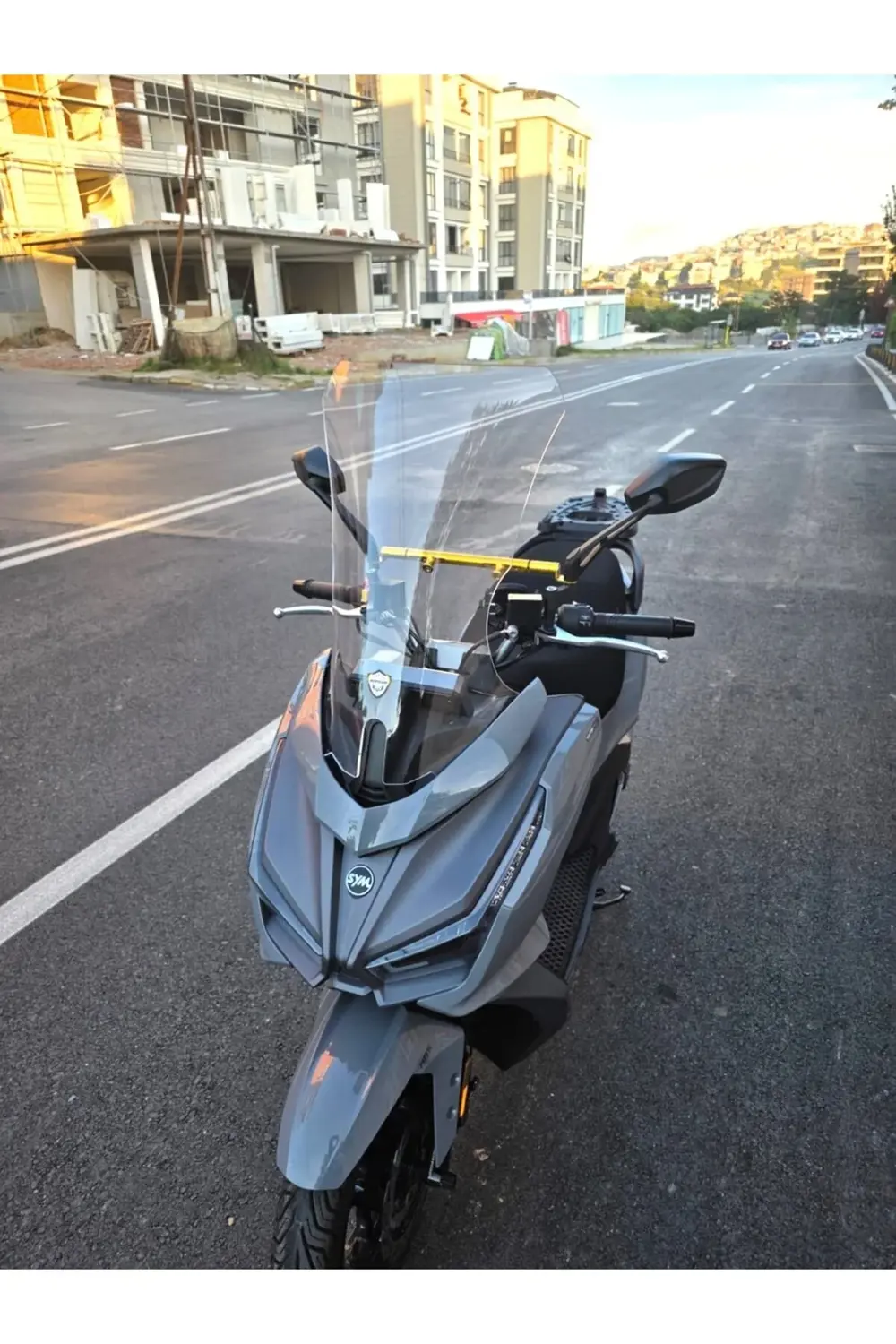 Sym JET 14 EVO 200 PLUS Ön Cam 2023-2025 Model 58cm Şeffaf Renkli