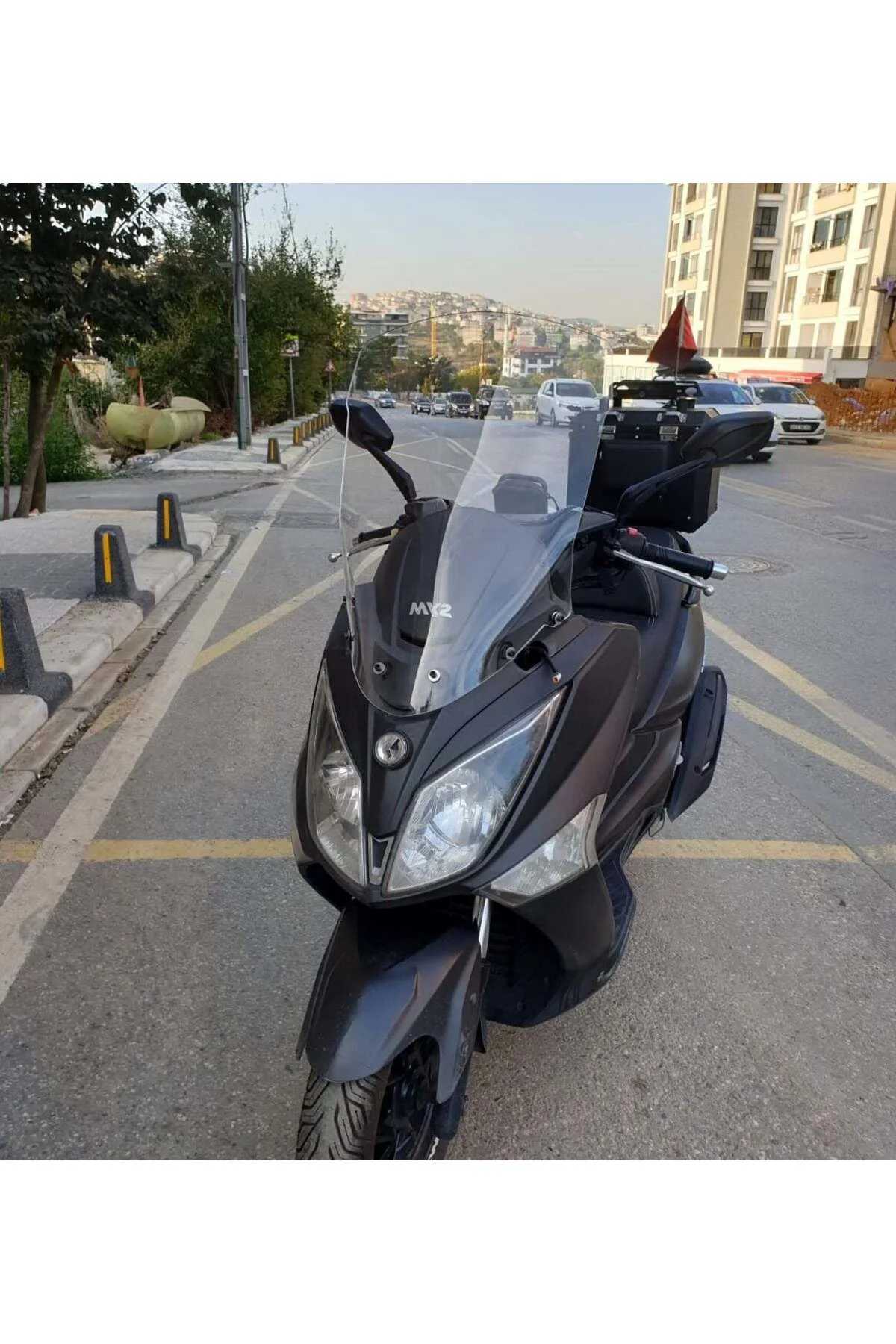 SYM Joymax 250 İ Ön Cam 2013-2016 Model 65cm Şeffaf Renkli 4mm OR