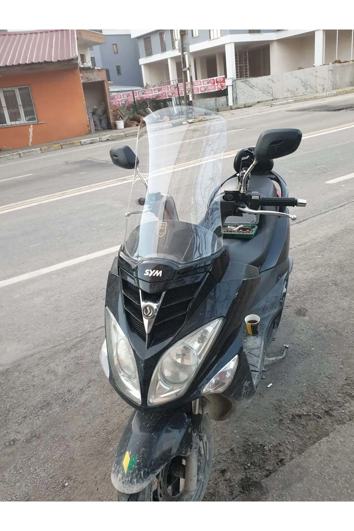 SYM Joyride 200 Ön Cam 2009-2018 Model 53cm Şeffaf Renkli 4mm