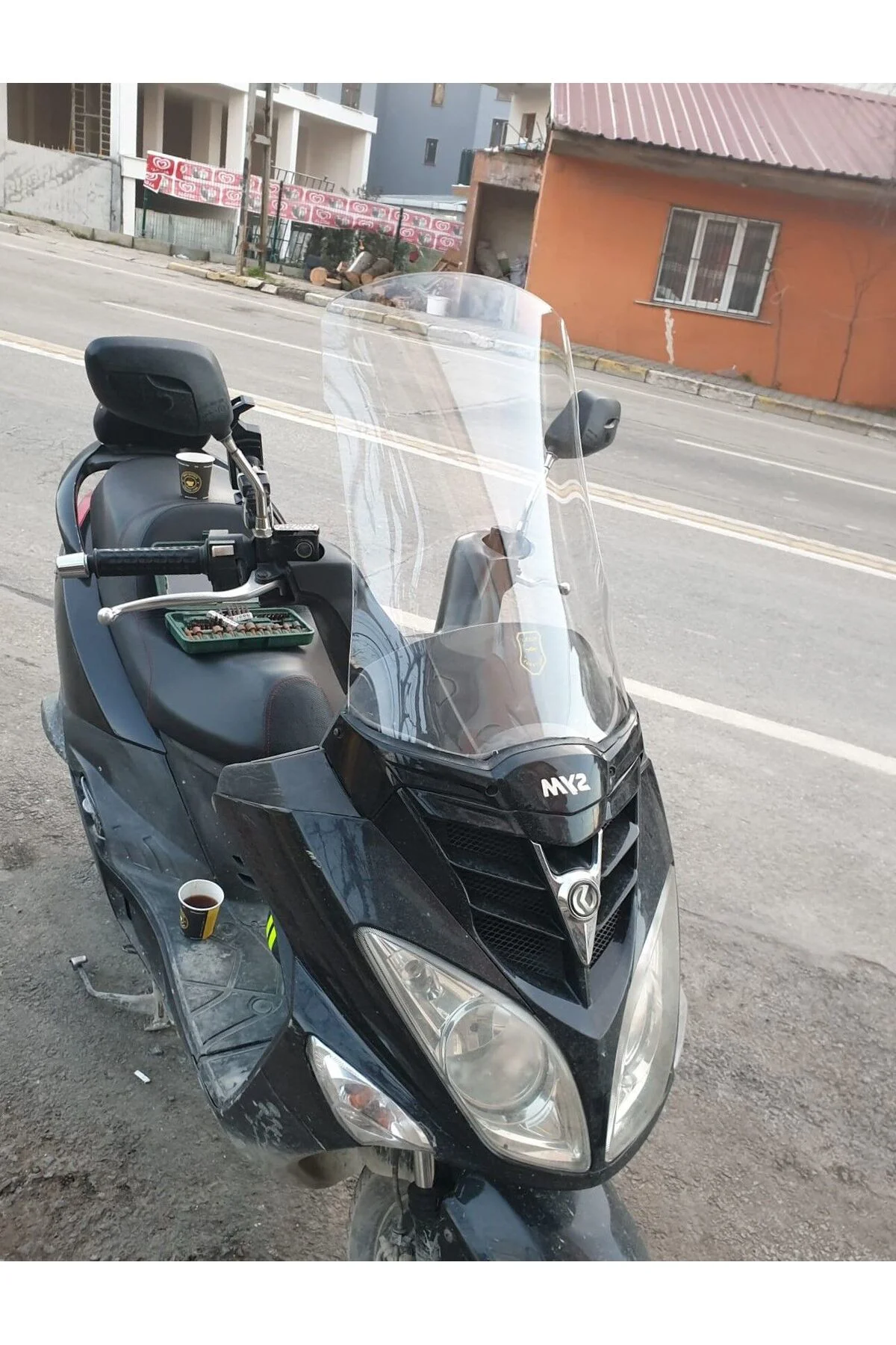 SYM Joyride 200 Ön Cam 2009-2018 Model 53cm Şeffaf Renkli 4mm