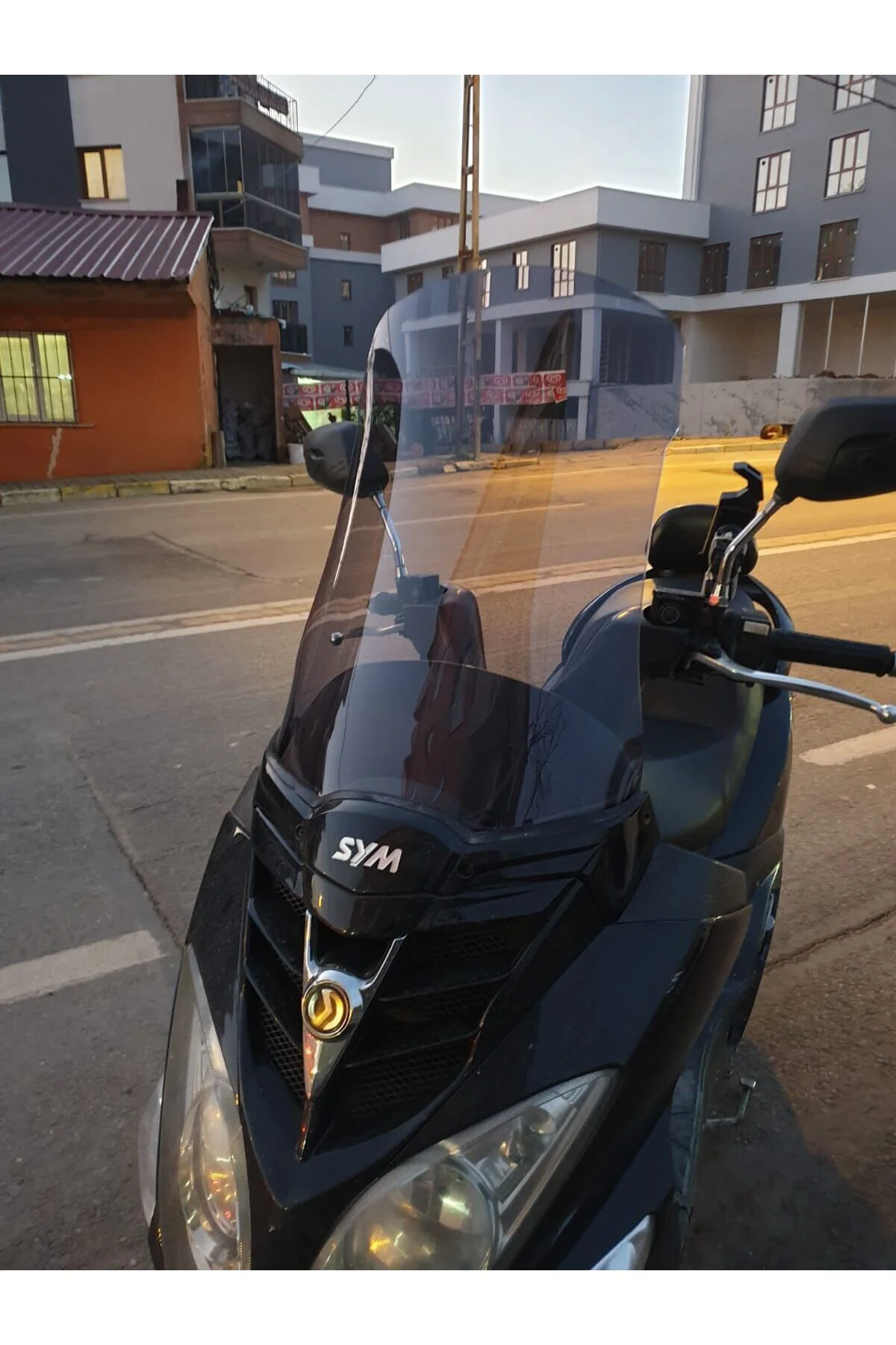 SYM Joyride 200 Ön Cam 2009-2018 Model 53cm Füme Renkli 4mm