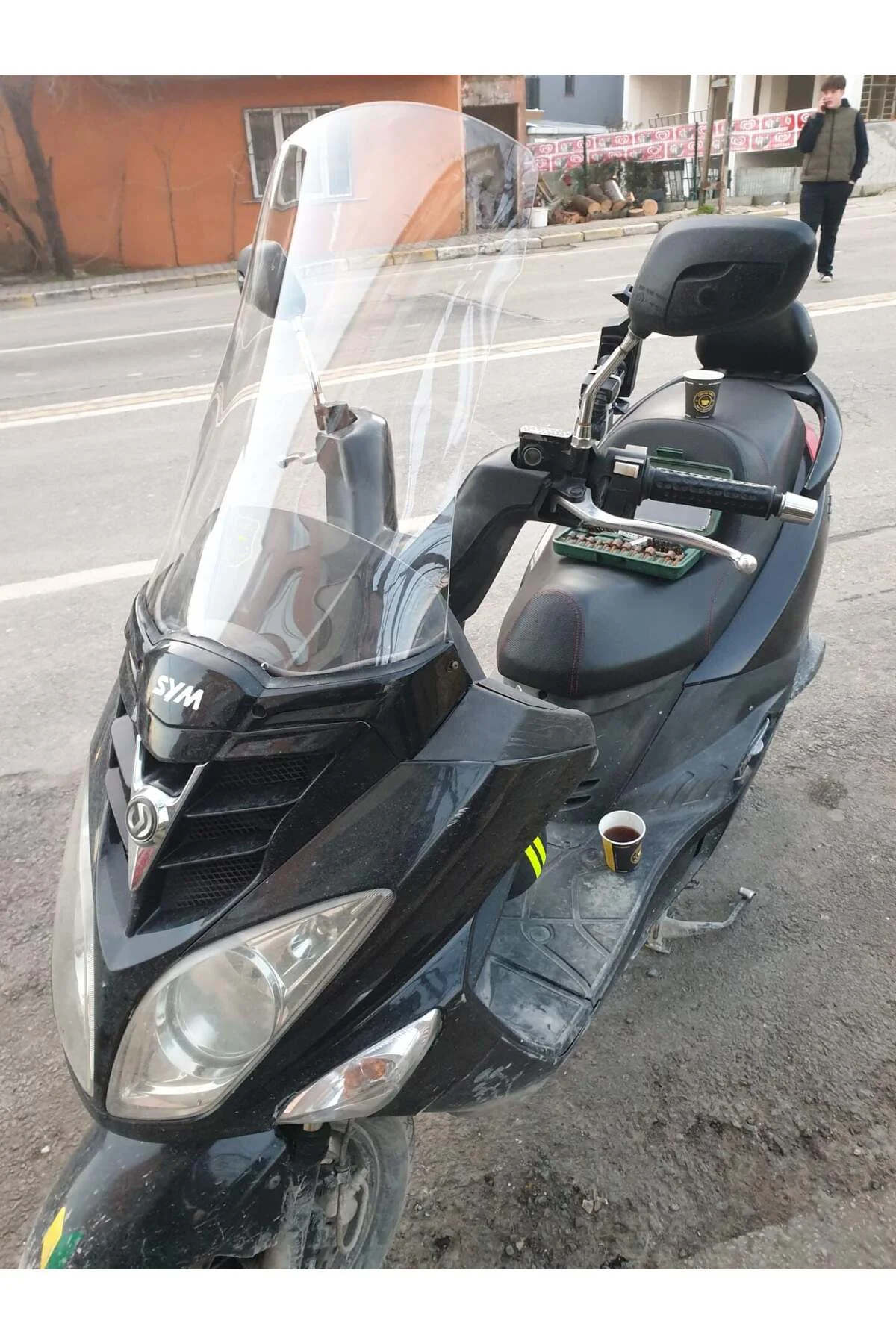 SYM Joyride 200 Ön Cam 2009-2018 Model 53cm Şeffaf Renkli 4mm