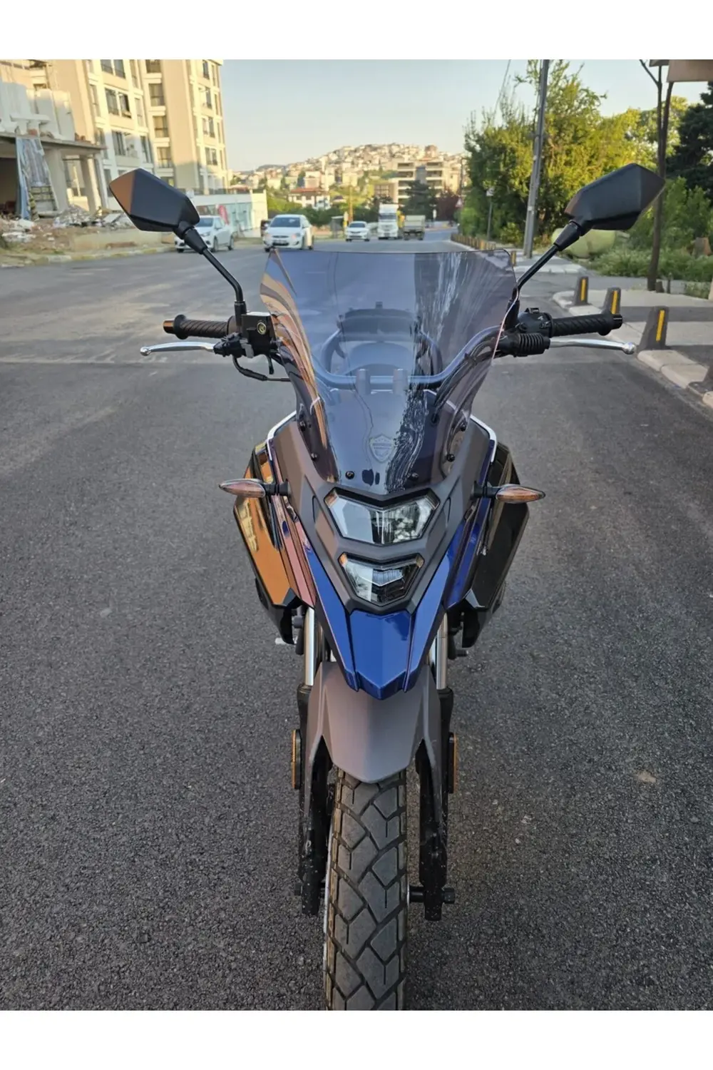 SYM NHT 200 Ön Cam 2023-2025 Model 30cm Füme Renkli 4mm SPORTİF