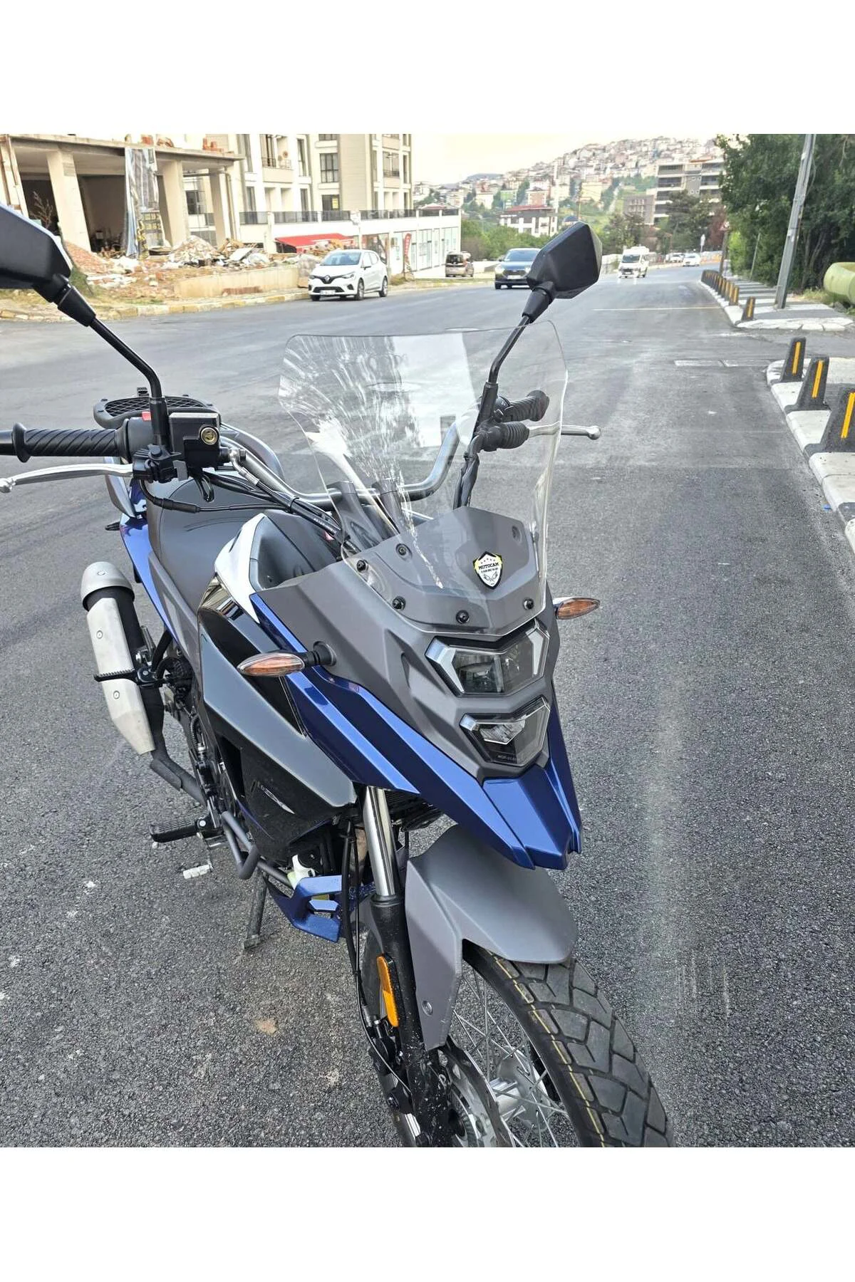 SYM NHT 200 Ön Cam 2023-2026 Model 30cm Şeffaf Renkli 4mm SPORTİF