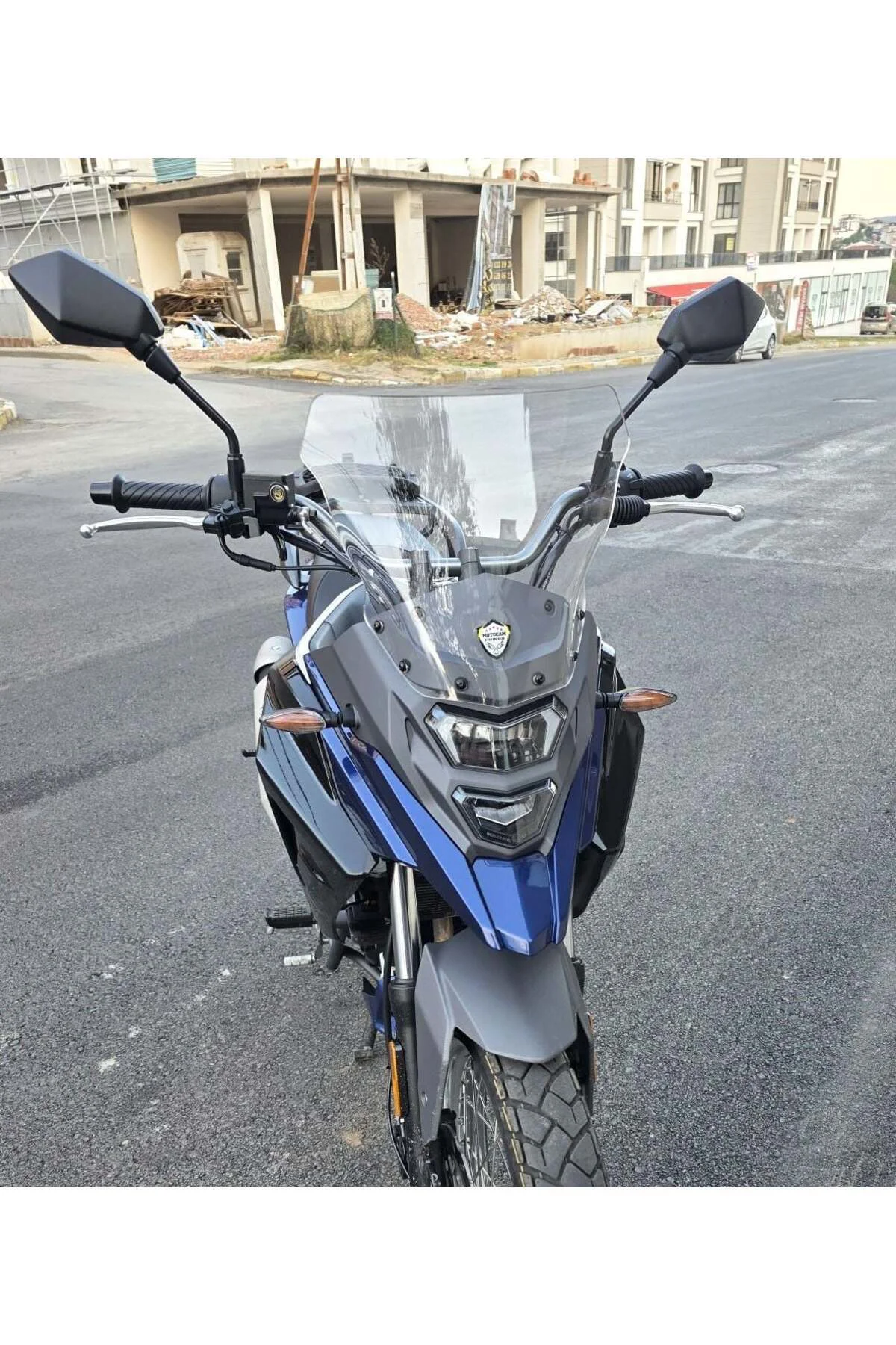 SYM NHT 200 Ön Cam 2023-2026 Model 30cm Şeffaf Renkli 4mm SPORTİF