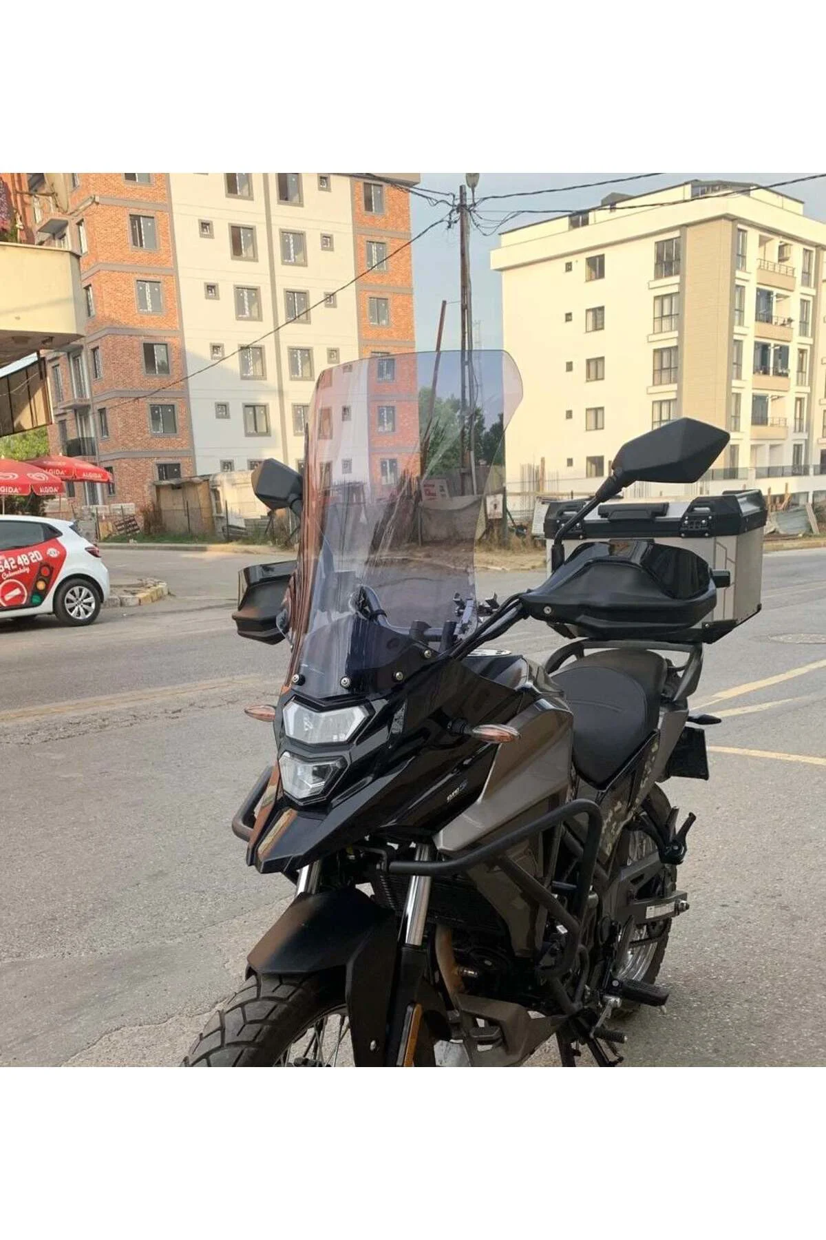 SYM NHT 200 Ön Cam 2023-2026 Model 50cm Füme Renkli 4mm