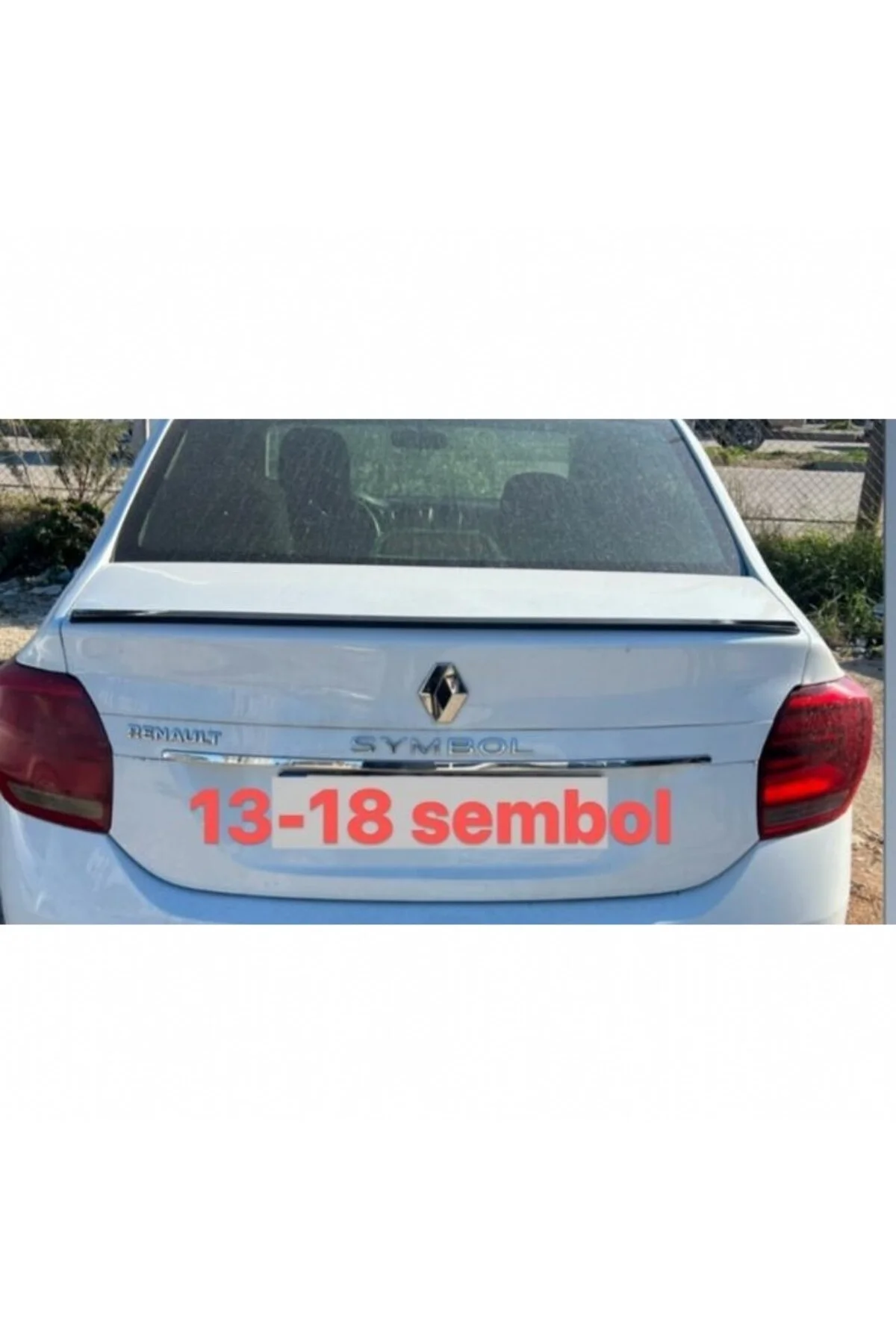 SYMBOL 2013-2018 MODEL BOYALI PLASTİK SPOİLER
