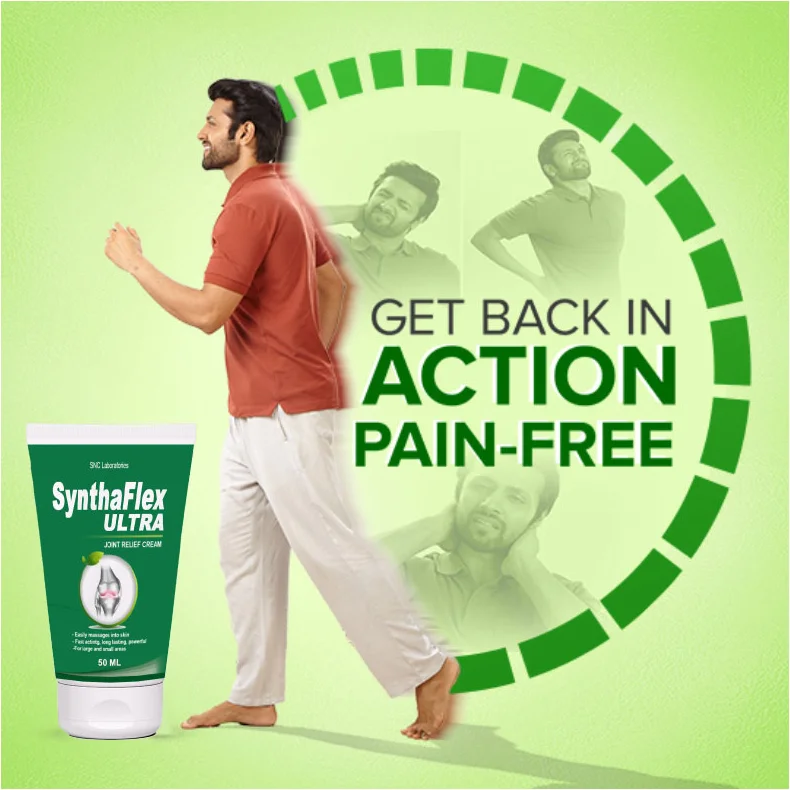 Syntha Flex Pain Cream 2 Adet Teskin Kremi - Eklemlerde ve Kaslarda Hızlı Rahatlama