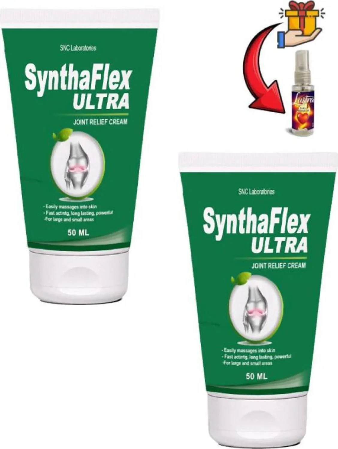 Synthaflex Ultra Masaj Kremi 50 ml x 2 Ad + Masaj Yağı – Kas ve Eklemlerde Rahatlama Fiyatı, Yorumları ve Özellikleri