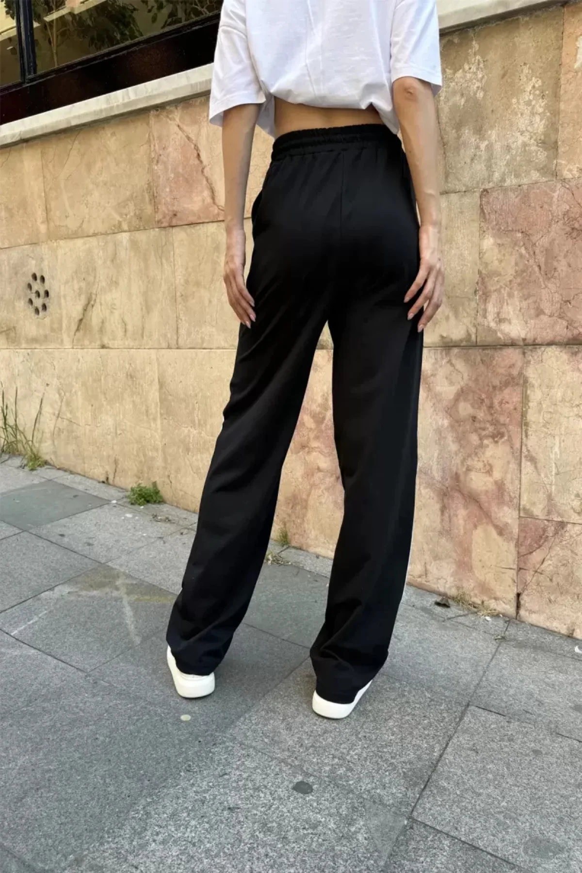 szn1 Paça Şeritli Wide Leg hnçr