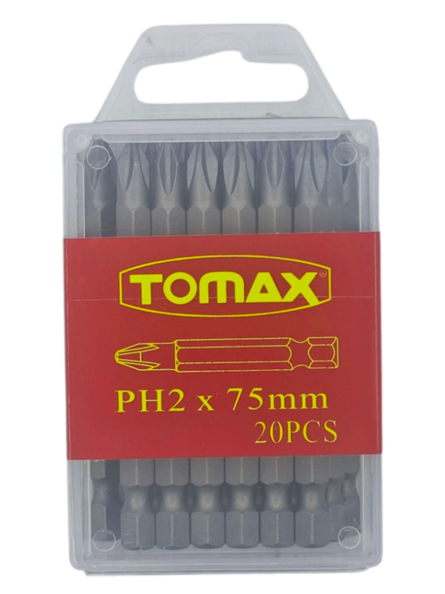 T-0219   Tomax Yıldız Bits Uç PH 2 75mm - Köşeli